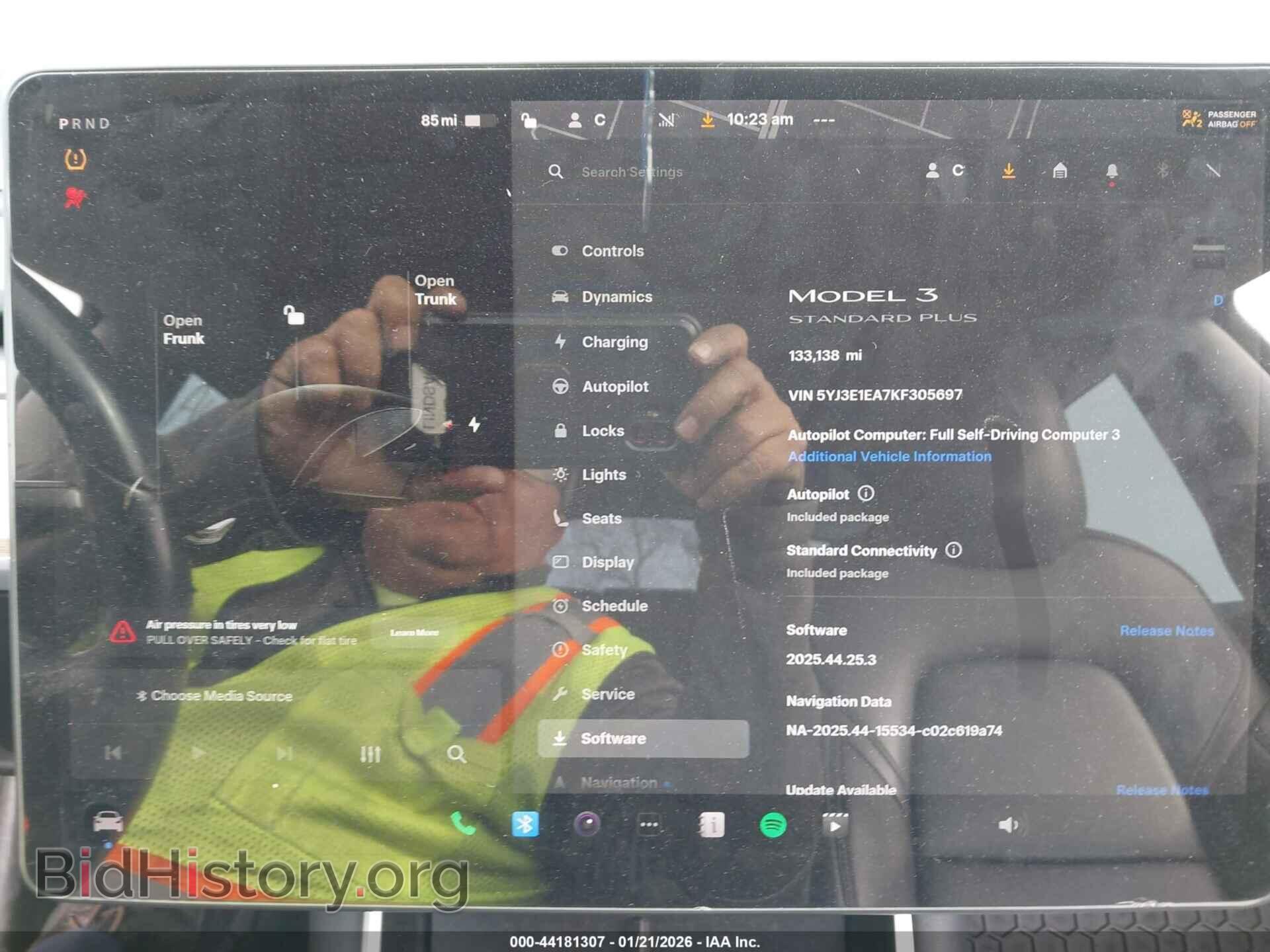 2019 TESLA MODEL 3 - VIN: 5YJ3E1EA7KF305697 - Photo 7
