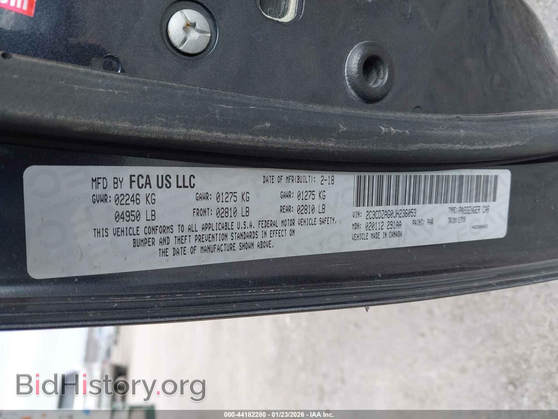 2018 DODGE CHALLENGER - VIN: 2C3CDZAG0JH236053 - Фото 9