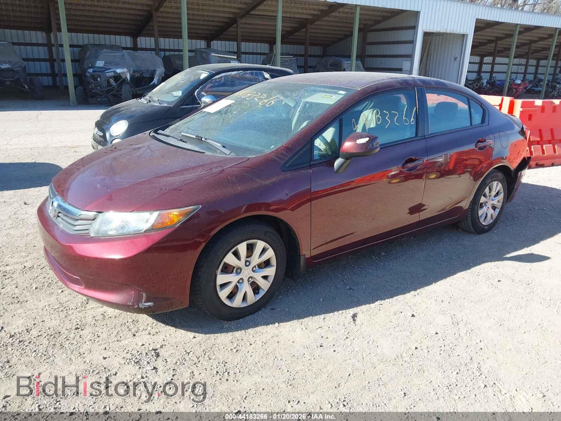 2012 HONDA CIVIC - VIN: 19XFB2F56CE060797 - Фото 2