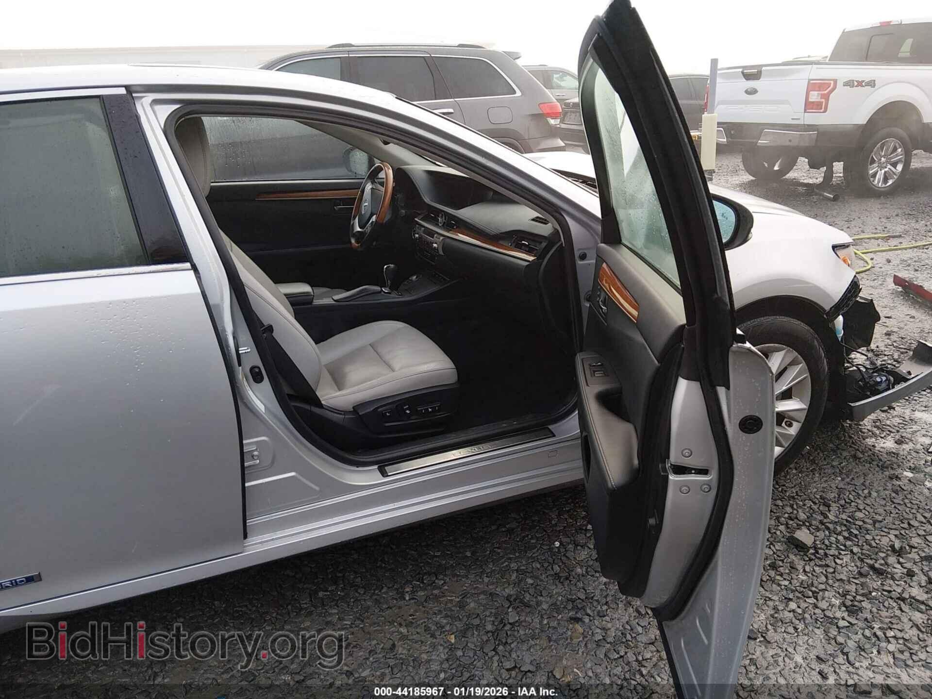 2013 LEXUS ES 300H - VIN: JTHBW1GG0D2015784 - Фото 5