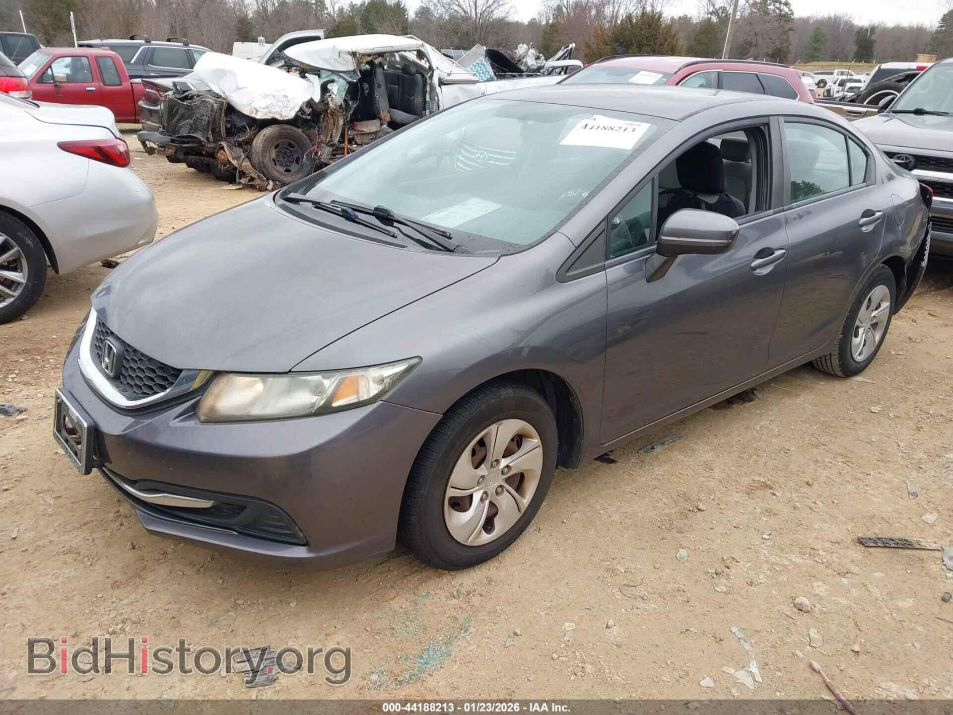 2014 HONDA CIVIC - VIN: 19XFB2F50EE210616 - Фото 2