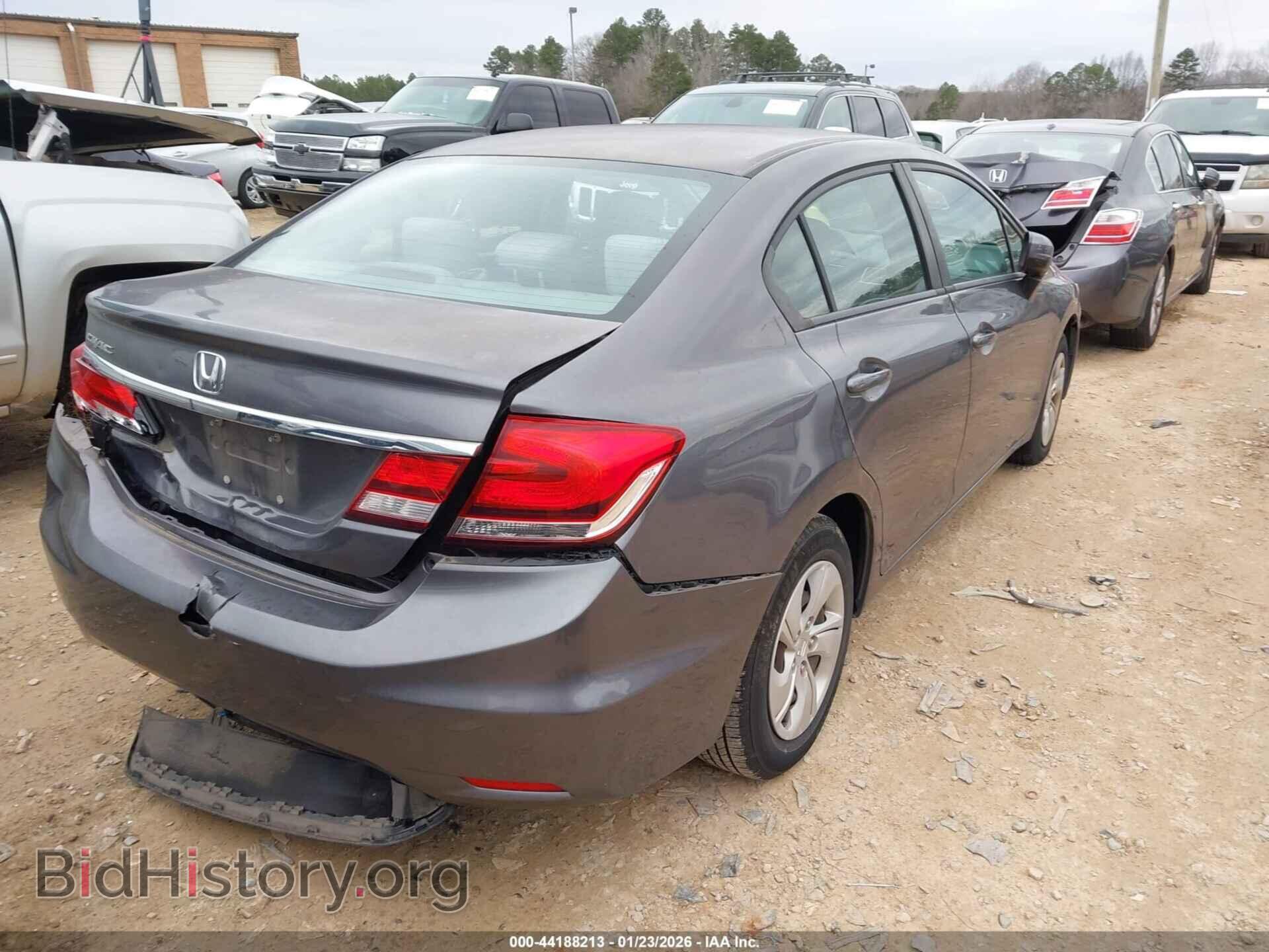 2014 HONDA CIVIC - VIN: 19XFB2F50EE210616 - Фото 4