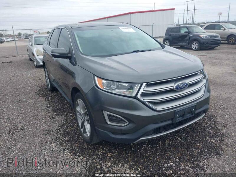 2015 Ford EDGE Titanium (VIN 2FMTK3K85FBB60292) — photo 1 of 16, IAAI, damage: left side
