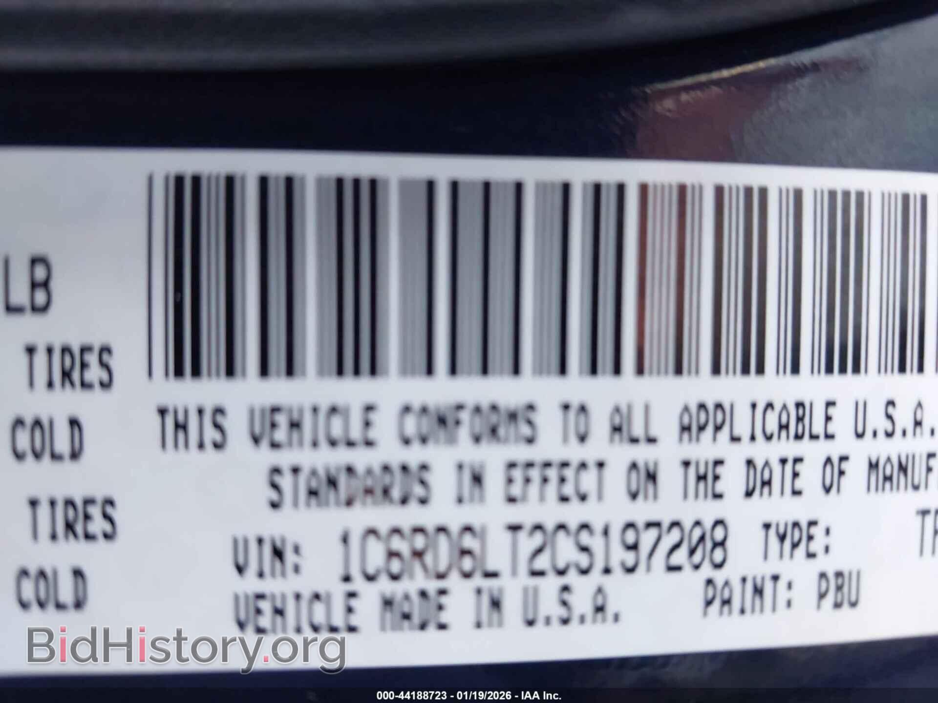 2012 RAM 1500 - VIN: 1C6RD6LT2CS197208 - Photo 9