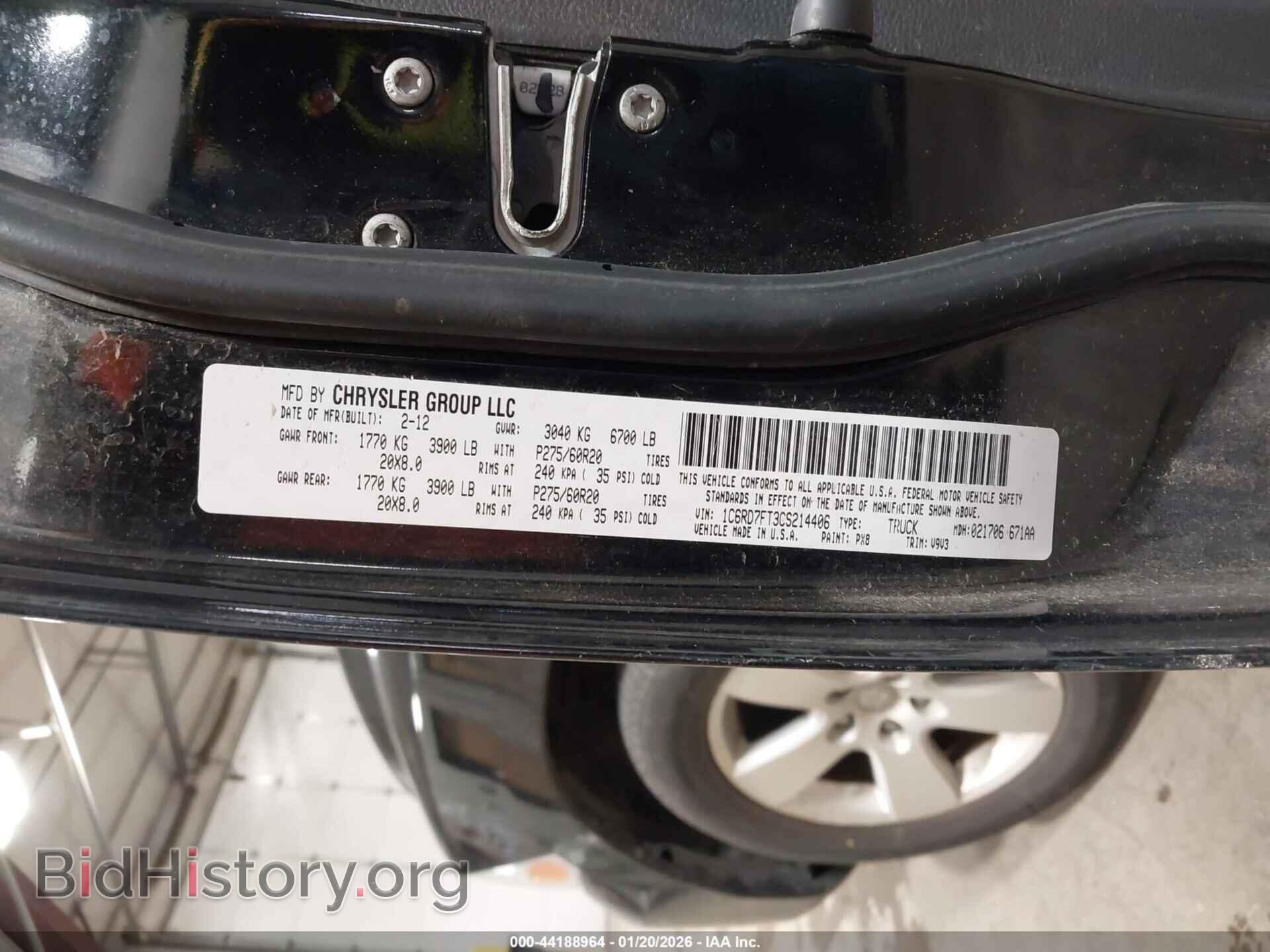 2012 RAM 1500 - VIN: 1C6RD7FT3CS214406 - Photo 9