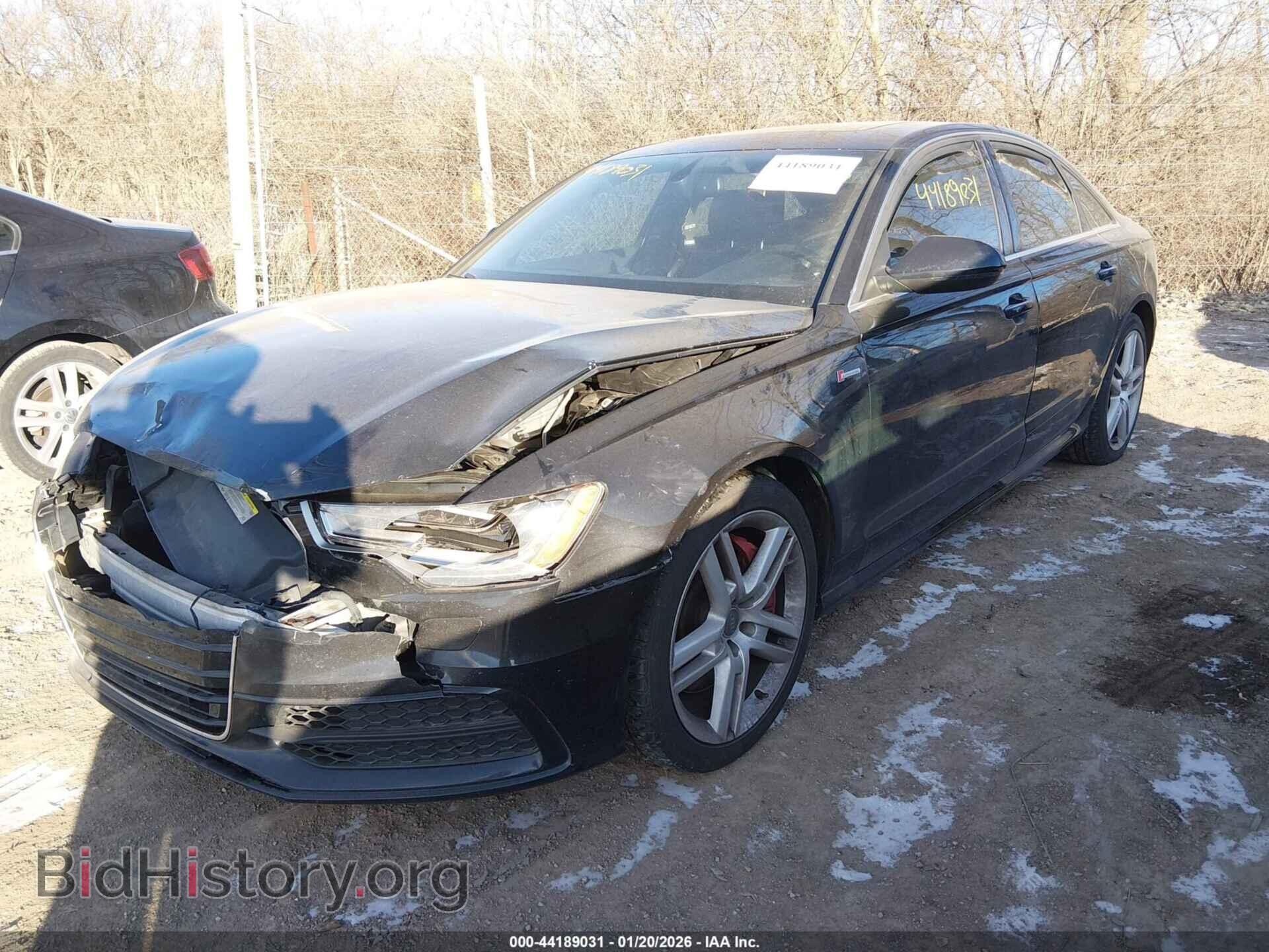 2014 AUDI A6 - VIN: WAUHGAFC3EN033765 - Фото 2