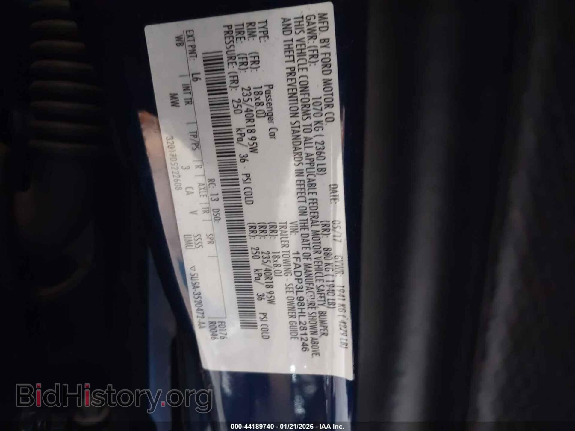2017 FORD FOCUS ST - VIN: 1FADP3L98HL281246 - Фото 9