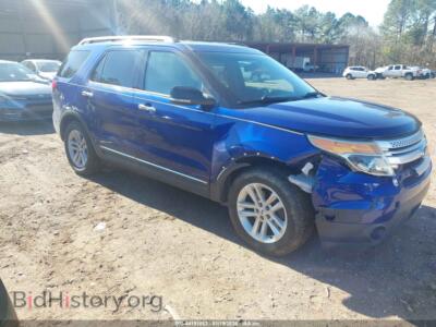 2013 Ford EXPLORER XLT, синий — VIN 1FM5K8D89DGA03809, IAAI