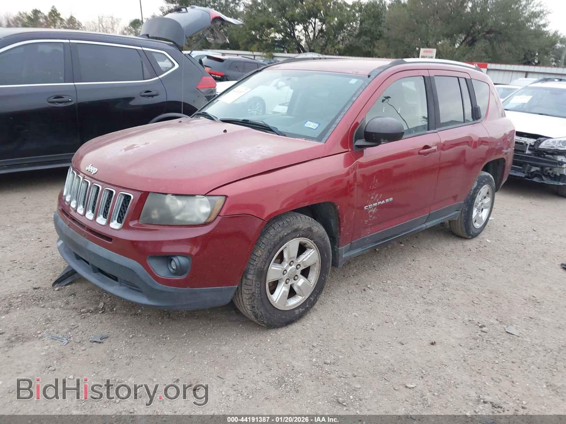 2014 JEEP COMPASS - VIN: 1C4NJCBA3ED742967 - Фото 2