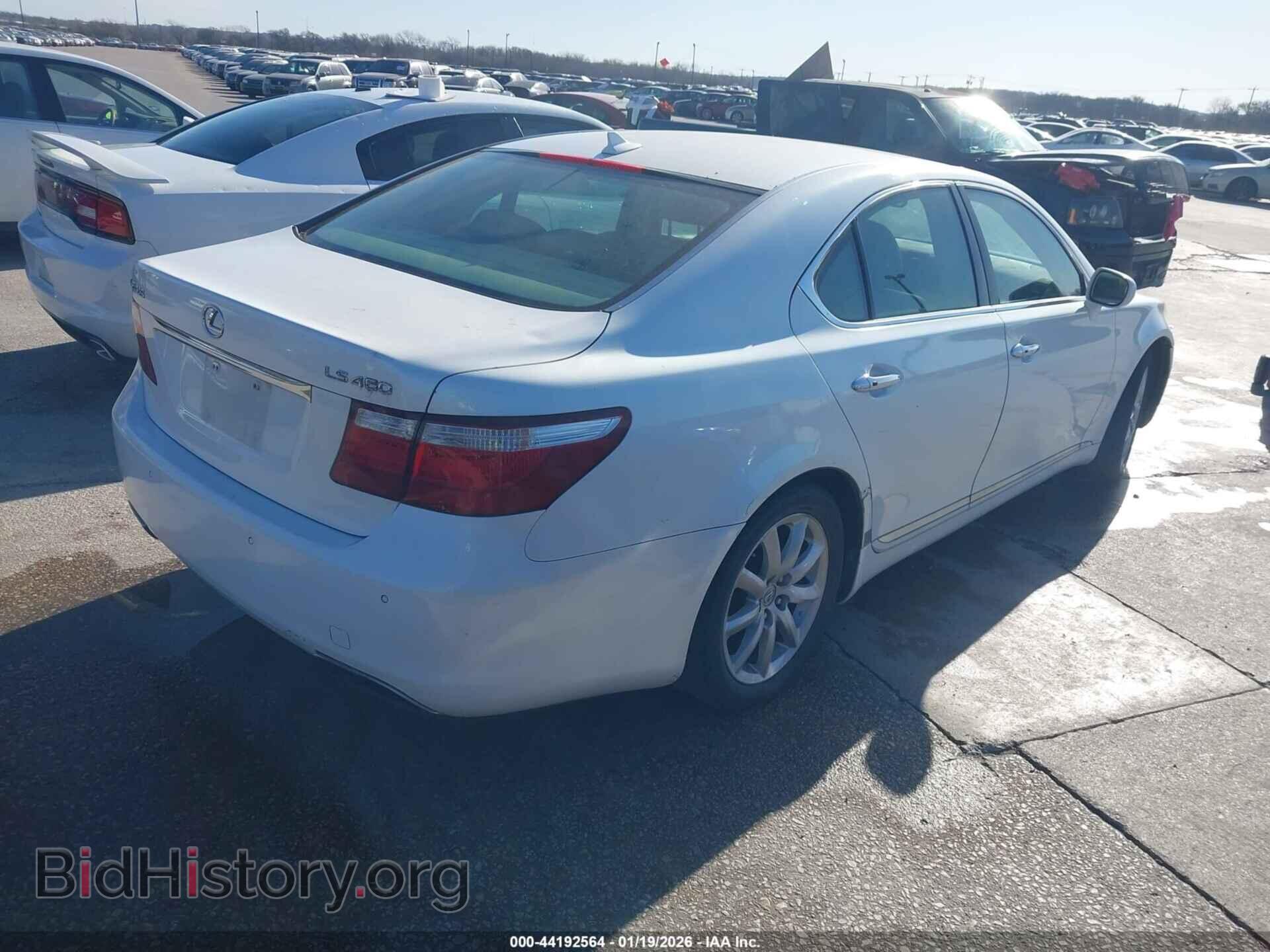 2007 LEXUS LS 460 - VIN: JTHBL46F775016565 - Фото 4