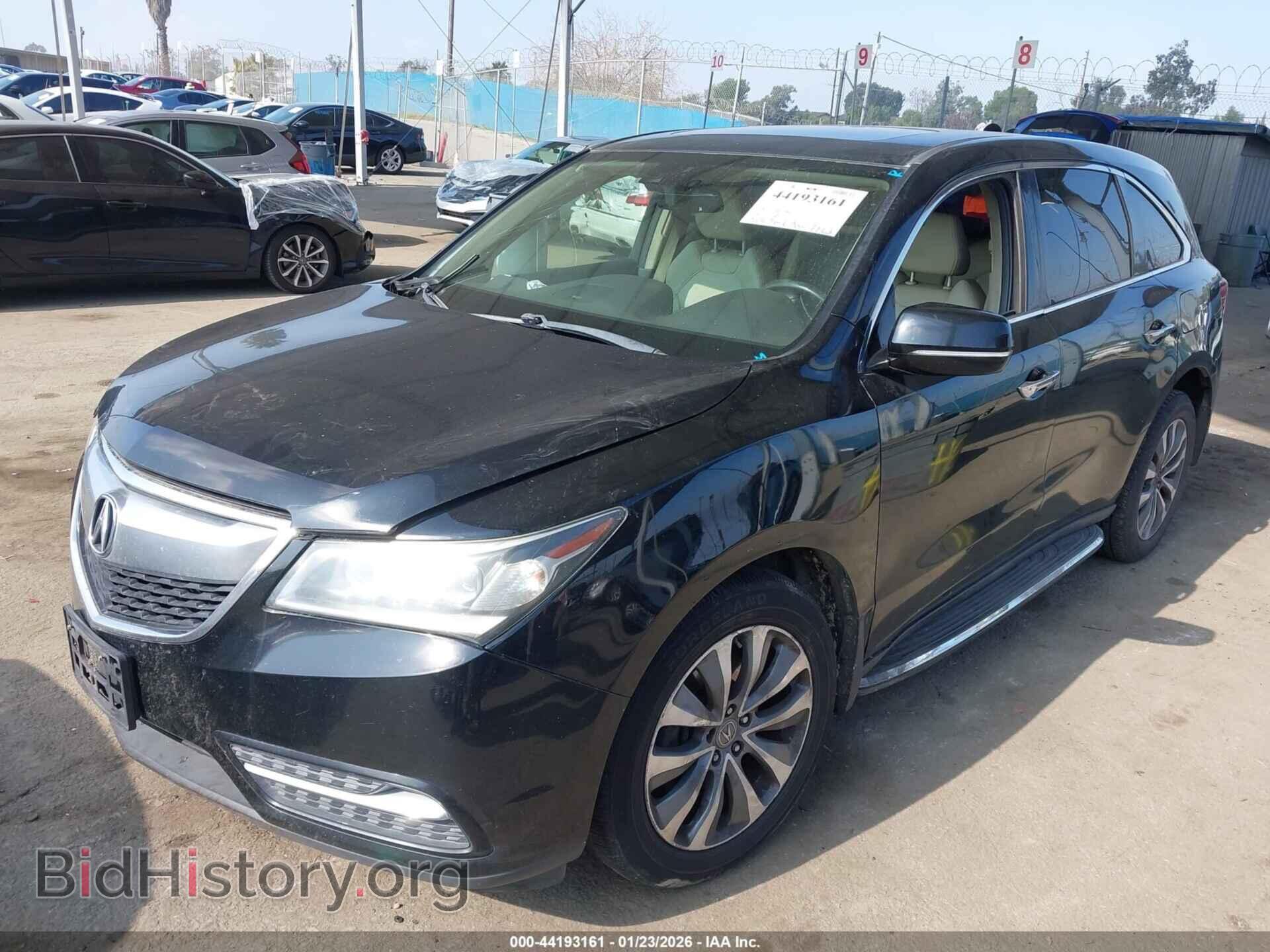 2014 ACURA MDX - VIN: 5FRYD4H63EB005319 - Фото 2