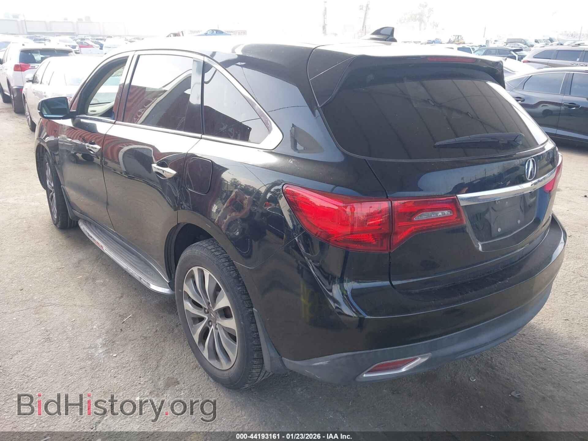 2014 ACURA MDX - VIN: 5FRYD4H63EB005319 - Фото 3