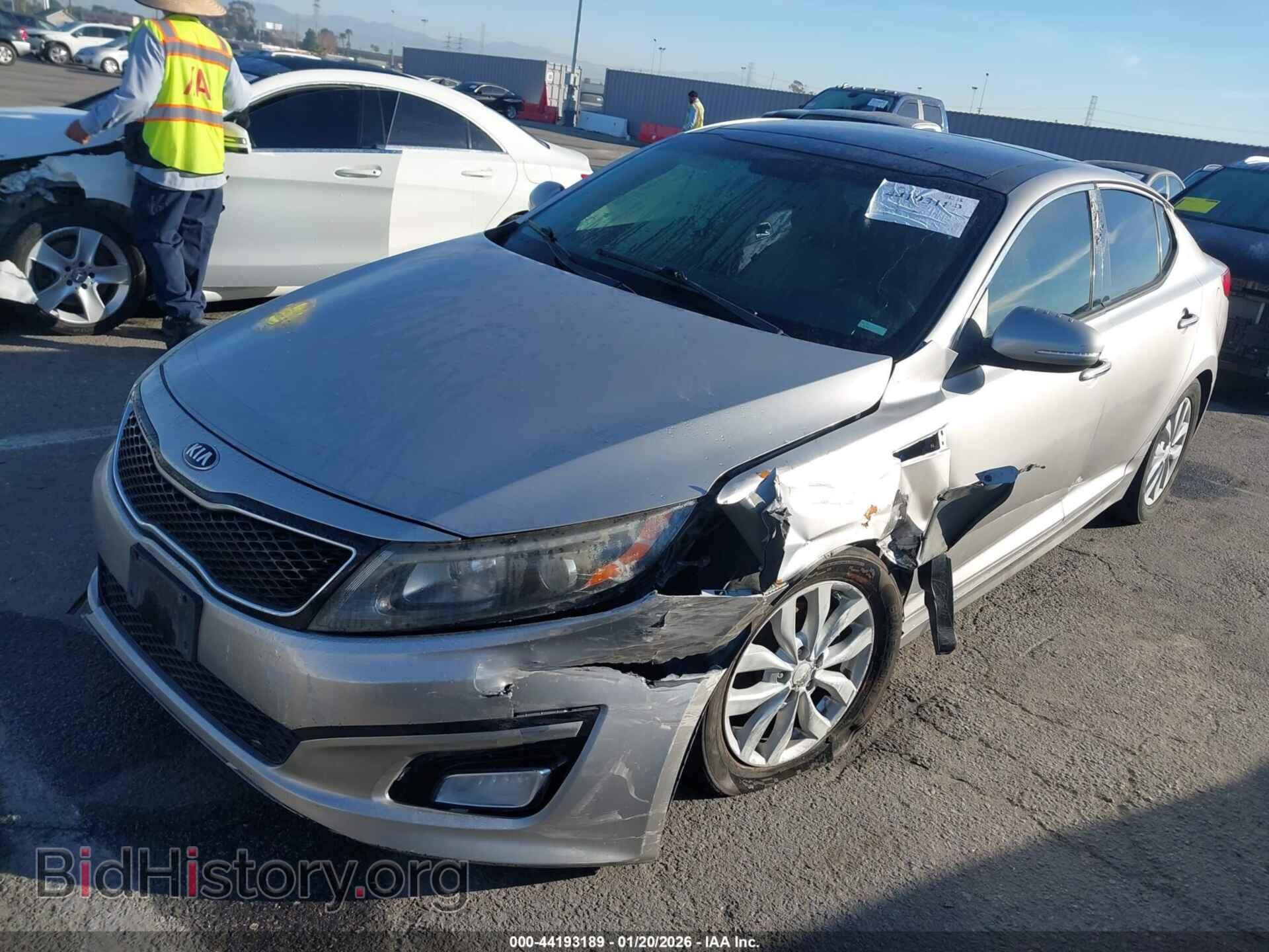 2015 KIA OPTIMA - VIN: 5XXGN4A77FG416671 - Фото 2