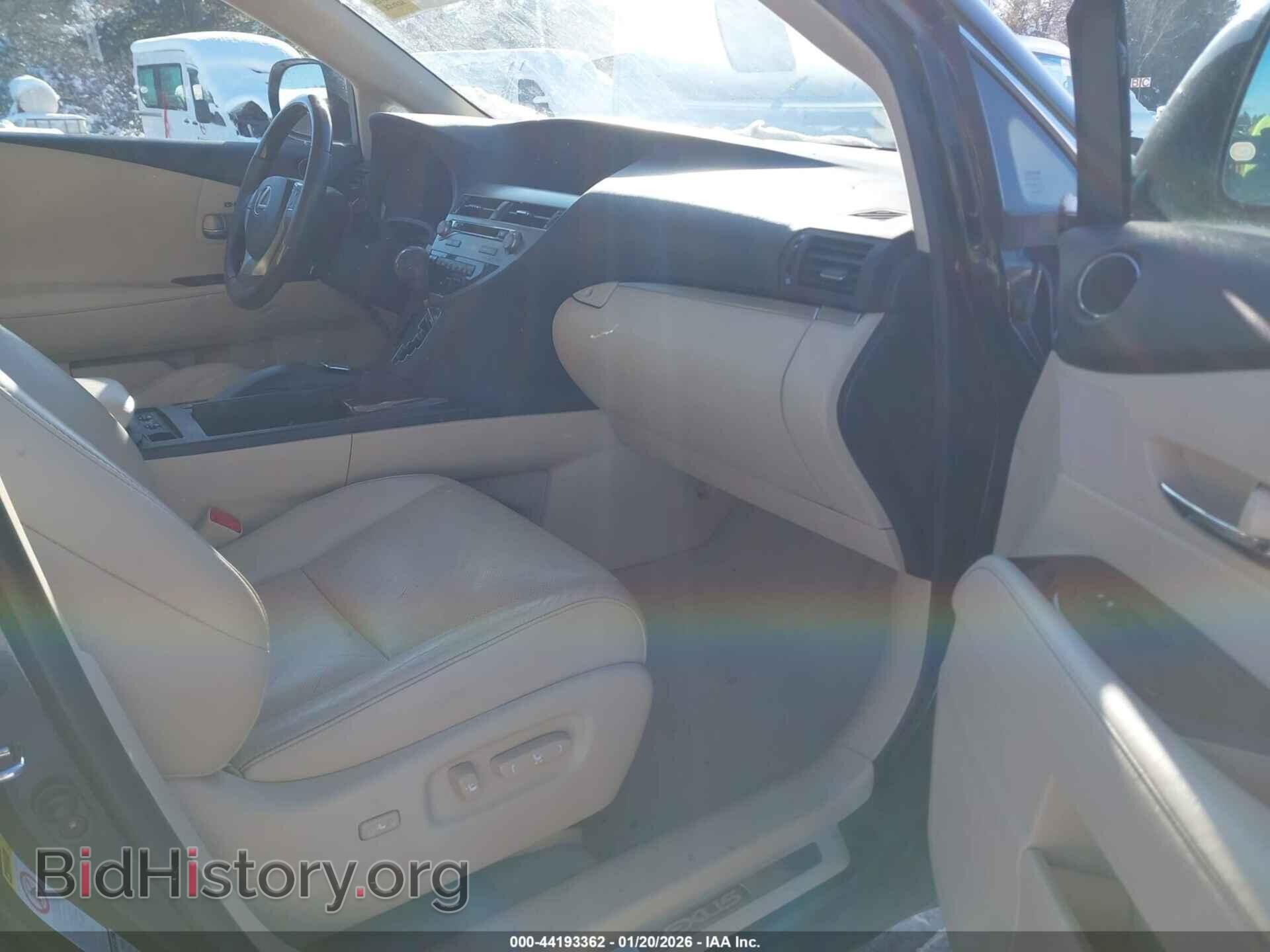 2013 LEXUS RX 350 - VIN: 2T2BK1BA4DC219386 - Фото 5
