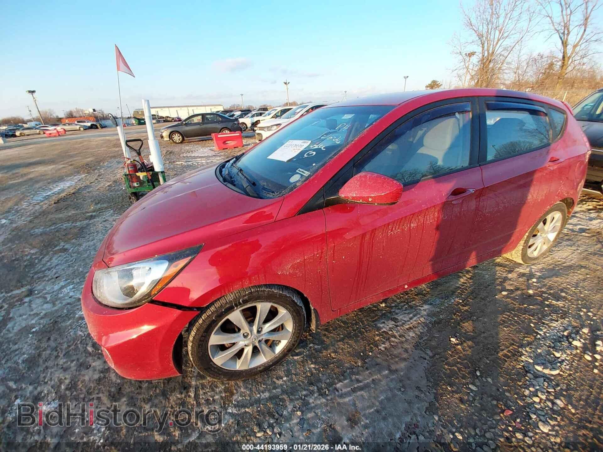 2012 HYUNDAI ACCENT - VIN: kmhcu5ae6cu004636 - Фото 2