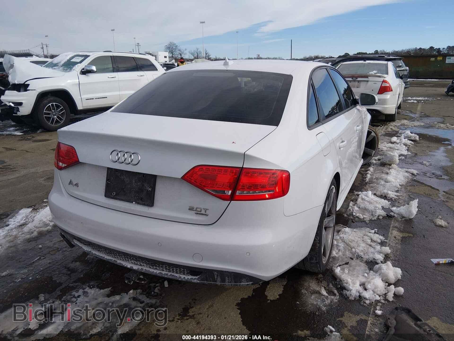 2012 AUDI A4 - VIN: WAUKFAFL2CA099849 - Photo 4