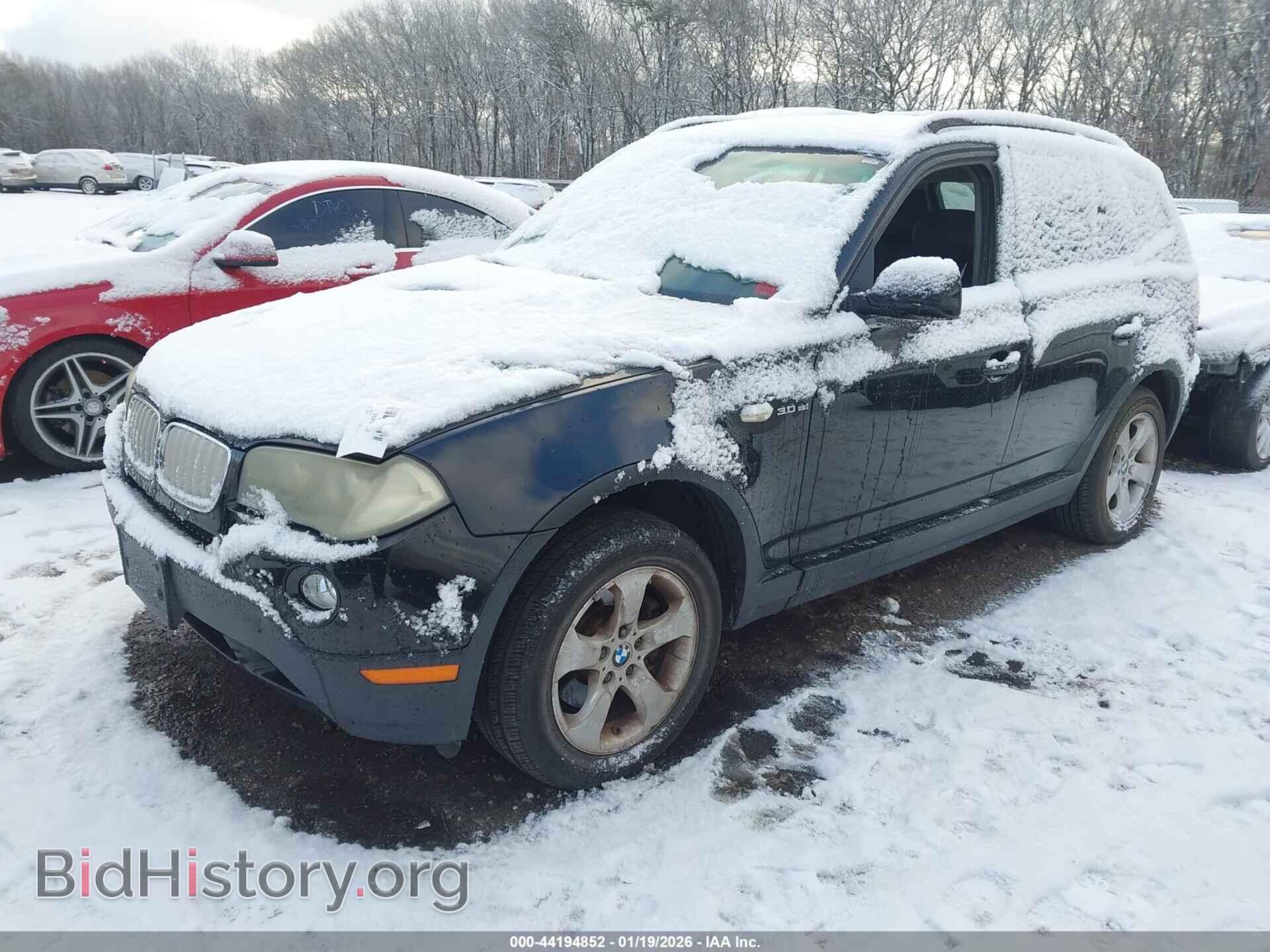 2007 BMW X3 - VIN: WBXPC934X7WF25458 - Фото 2