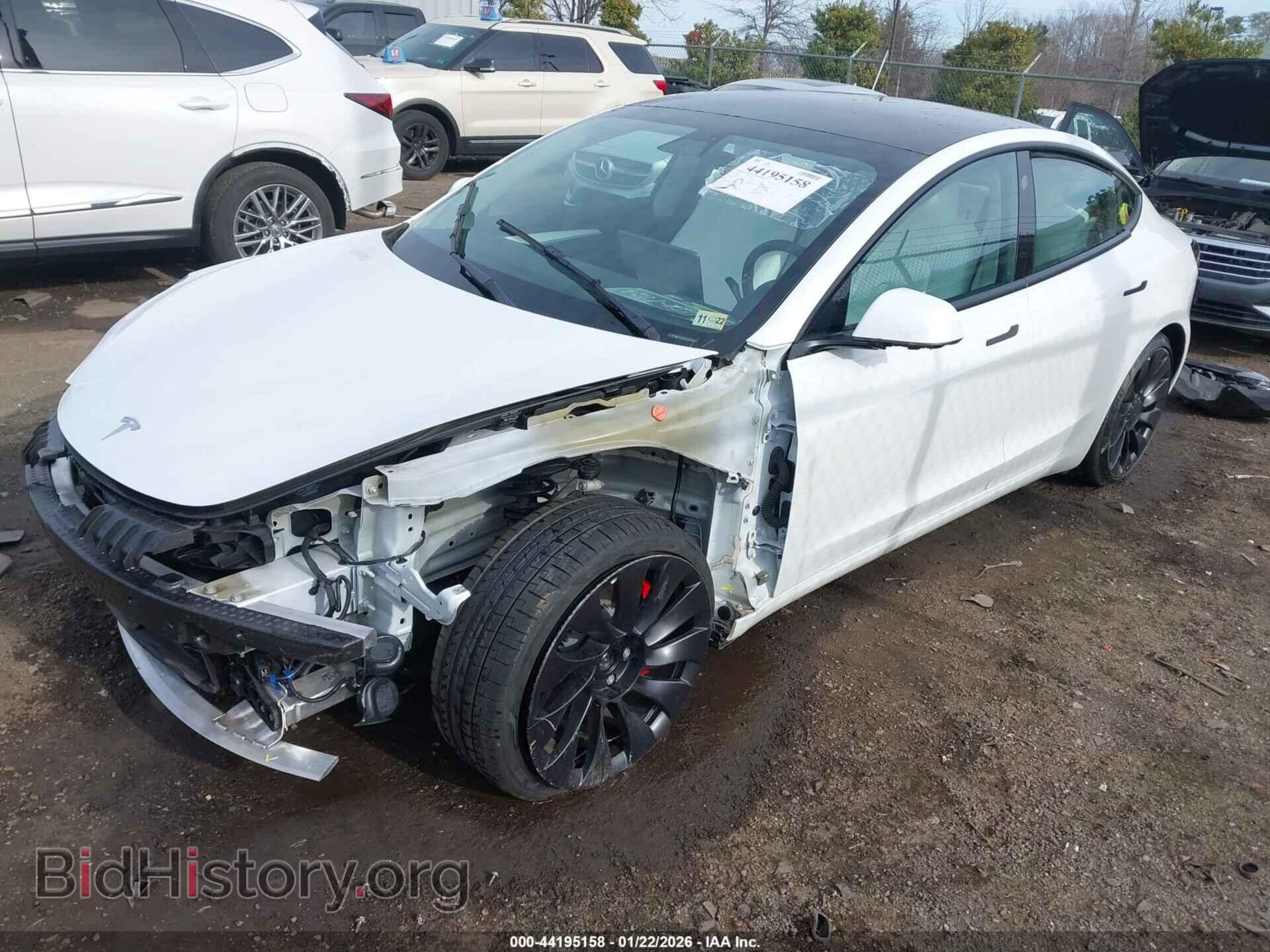 2022 TESLA MODEL 3 - VIN: 5YJ3E1EC9NF102980 - Фото 2