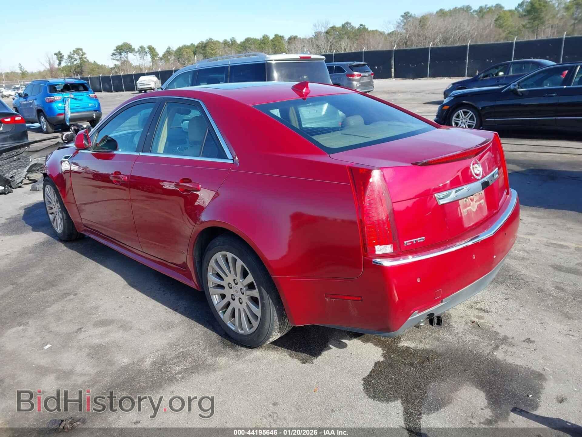 2012 CADILLAC CTS - VIN: 1G6DP5E32C0146811 - Фото 3