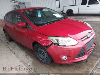 2012 Ford FOCUS SE, burgundy — VIN 1FAHP3K21CL284312, IAAI