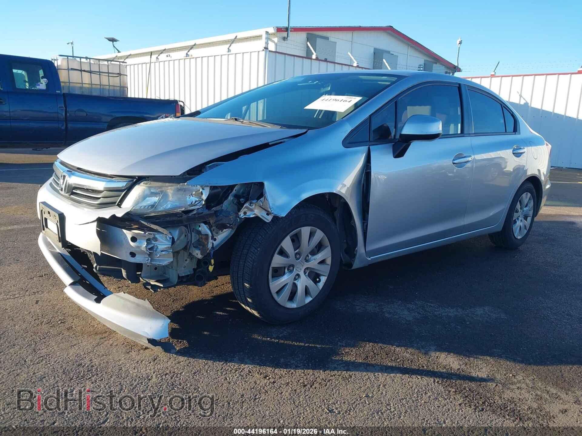 2012 HONDA CIVIC - VIN: 19XFB2F51CE316926 - Фото 2