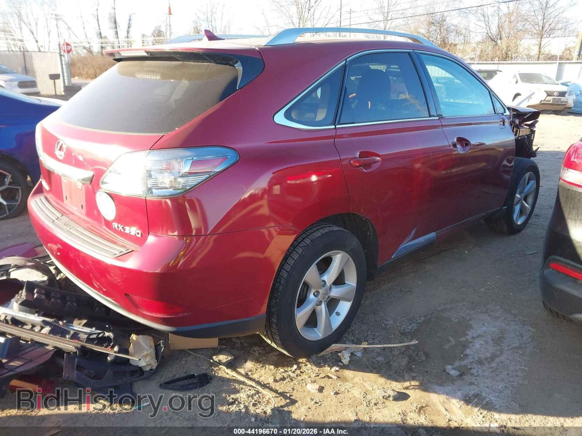 2010 LEXUS RX 350 - VIN: 2T2BK1BA1AC065585 - Фото 4