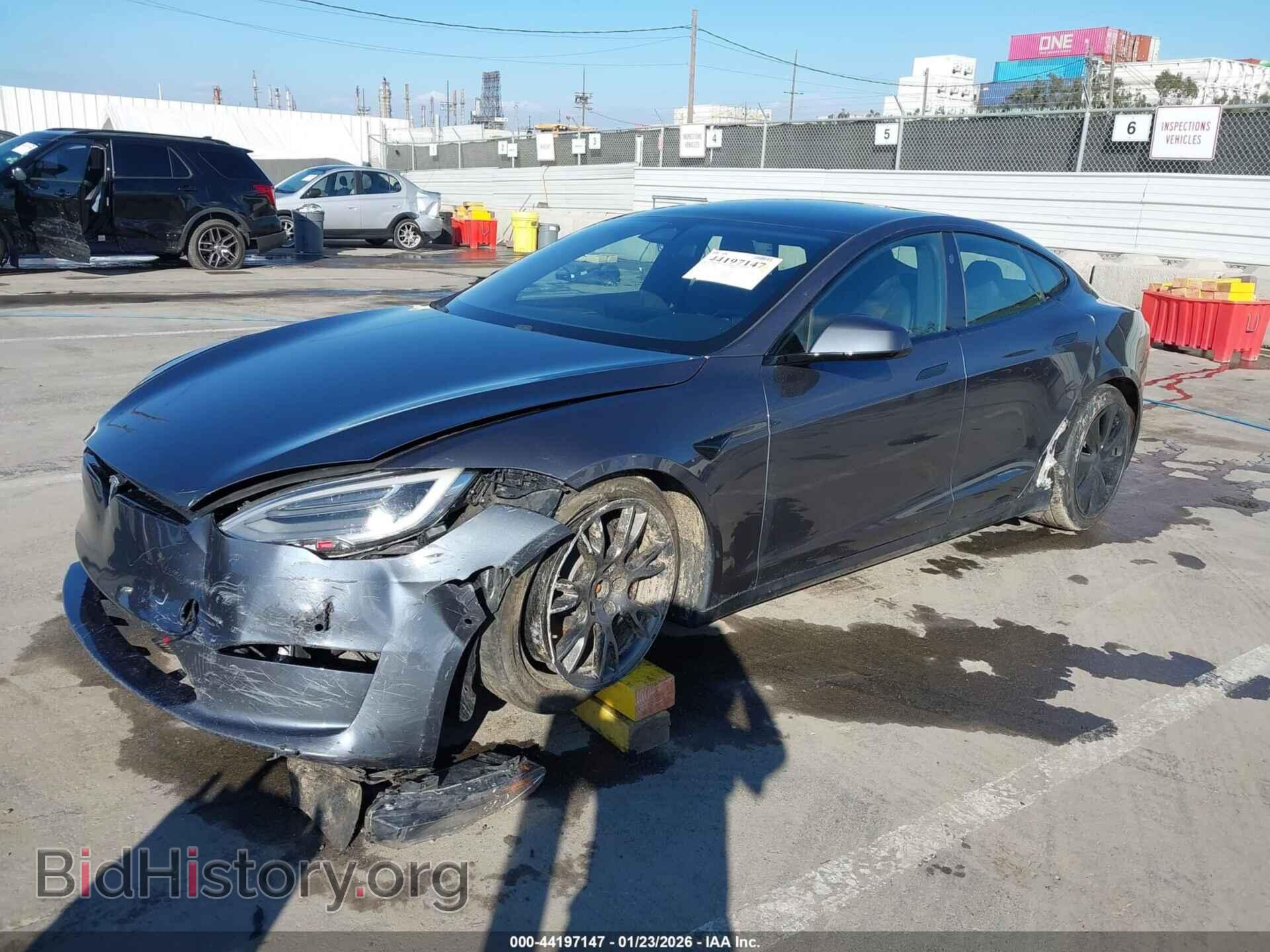 2021 TESLA MODEL S - VIN: 5YJSA1E53MF443573 - Фото 2