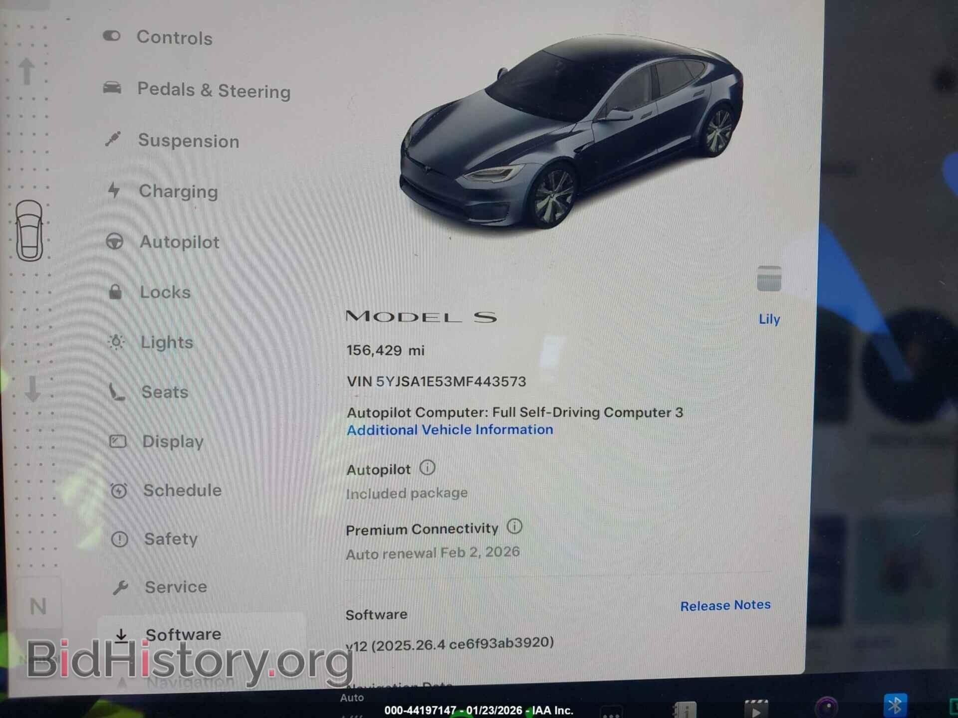 2021 TESLA MODEL S - VIN: 5YJSA1E53MF443573 - Фото 7