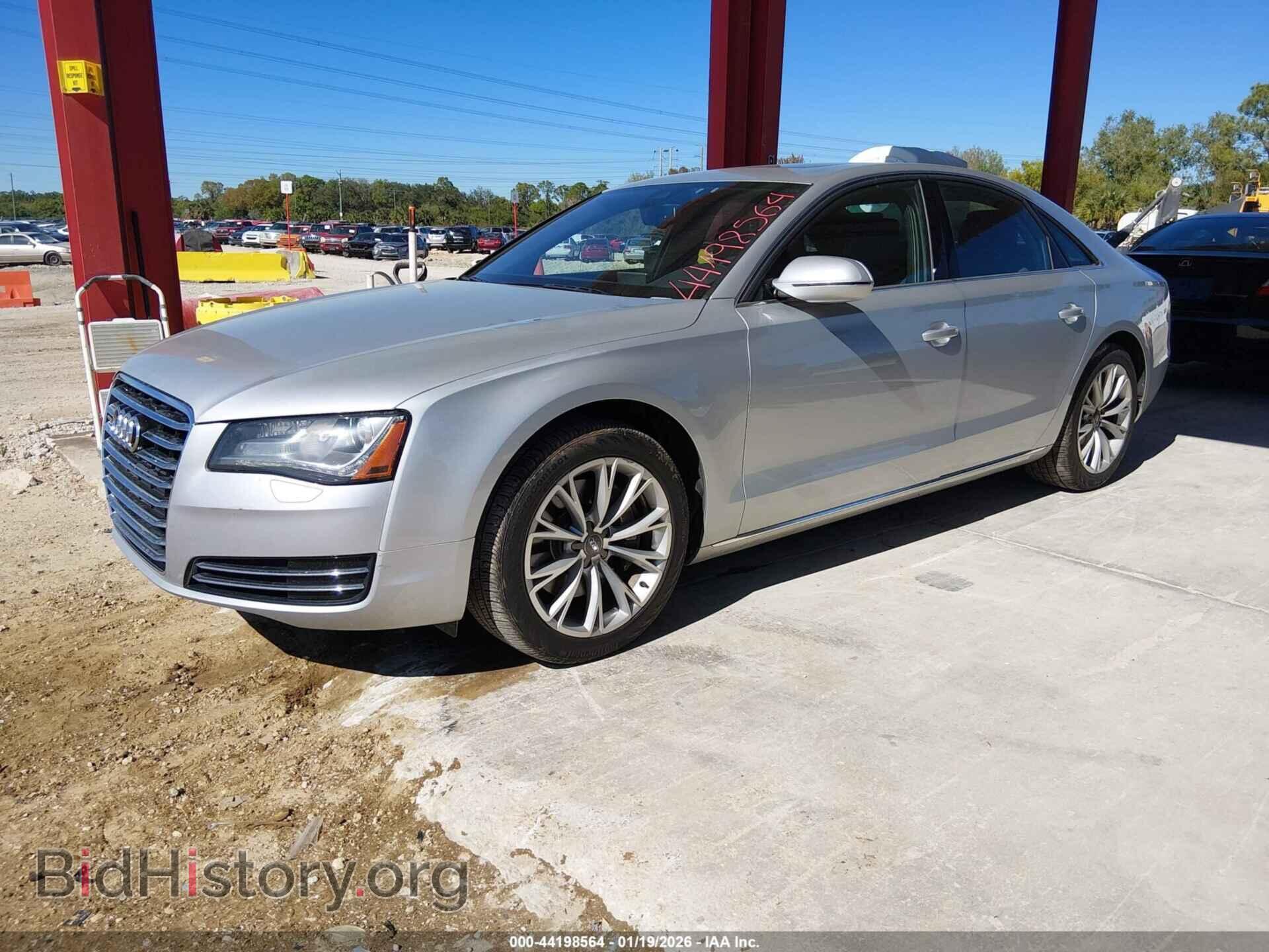 2013 AUDI A8 - VIN: WAUAGAFDXDN023422 - Фото 2
