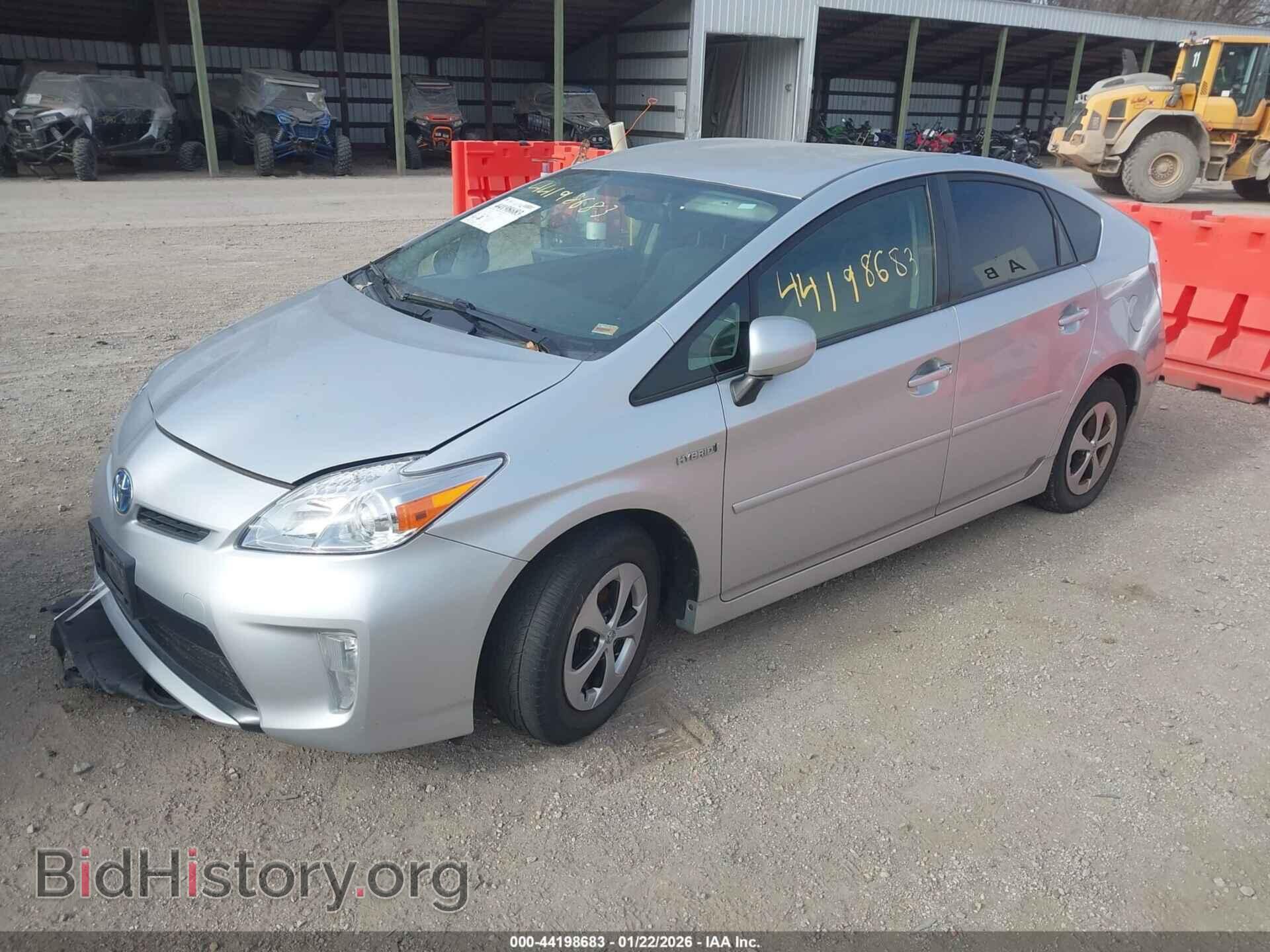 2012 TOYOTA PRIUS - VIN: JTDKN3DU4C5435877 - Фото 2
