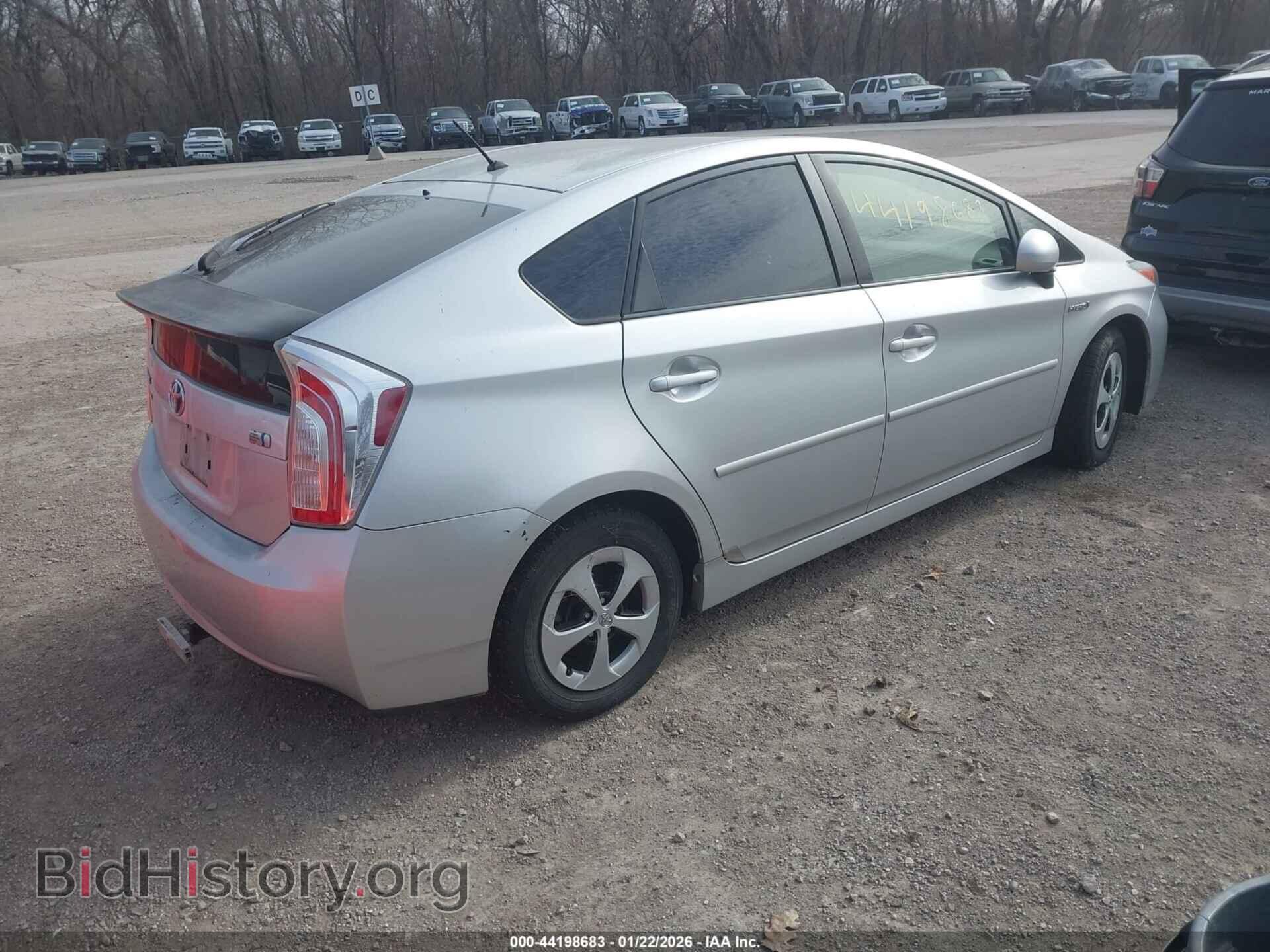 2012 TOYOTA PRIUS - VIN: JTDKN3DU4C5435877 - Фото 4