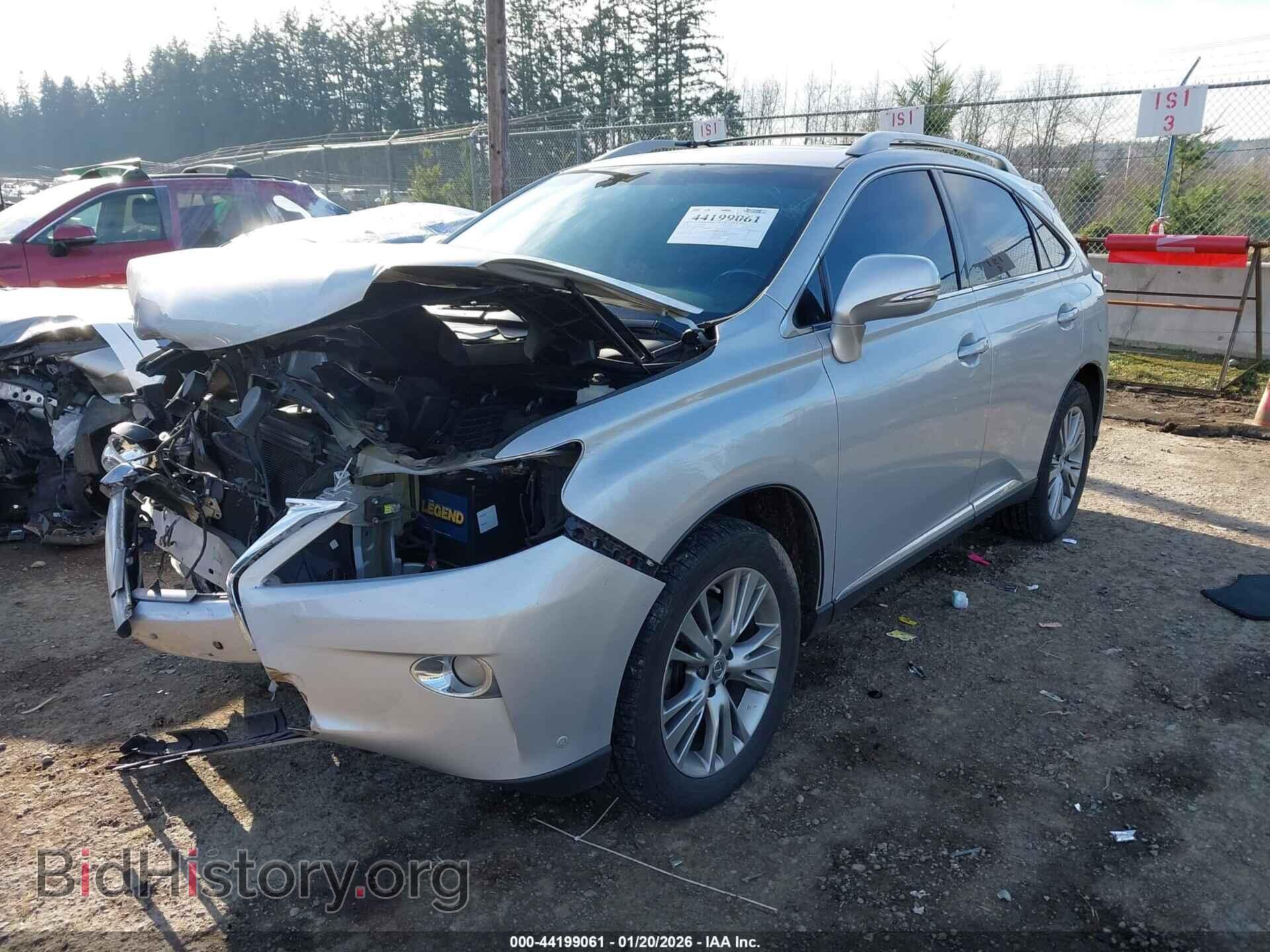 2013 LEXUS RX 350 - VIN: 2T2BK1BA8DC207385 - Фото 2
