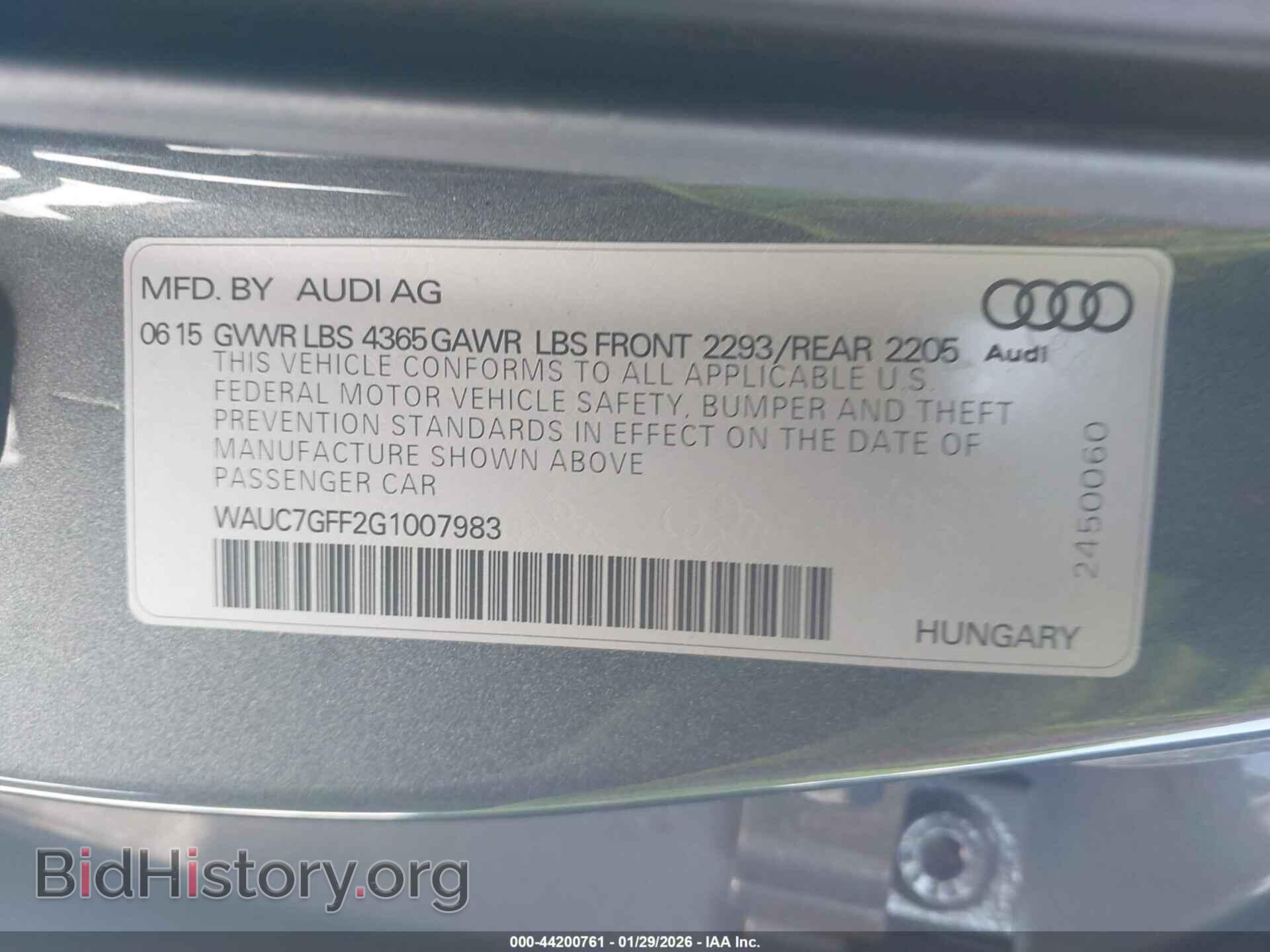 2016 AUDI A3 - VIN: WAUC7GFF2G1007983 - Photo 9