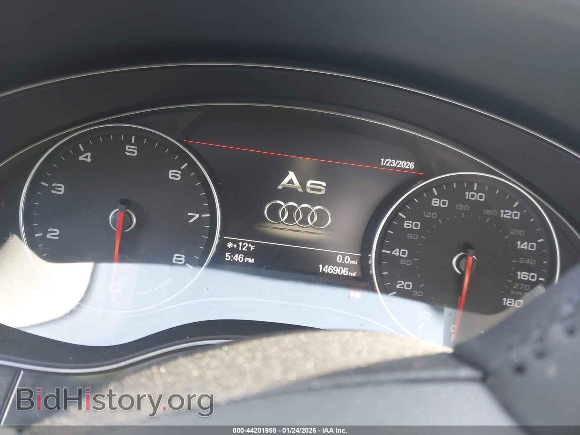 2013 AUDI A6 - VIN: WAUGFAFC1DN016900 - Фото 7