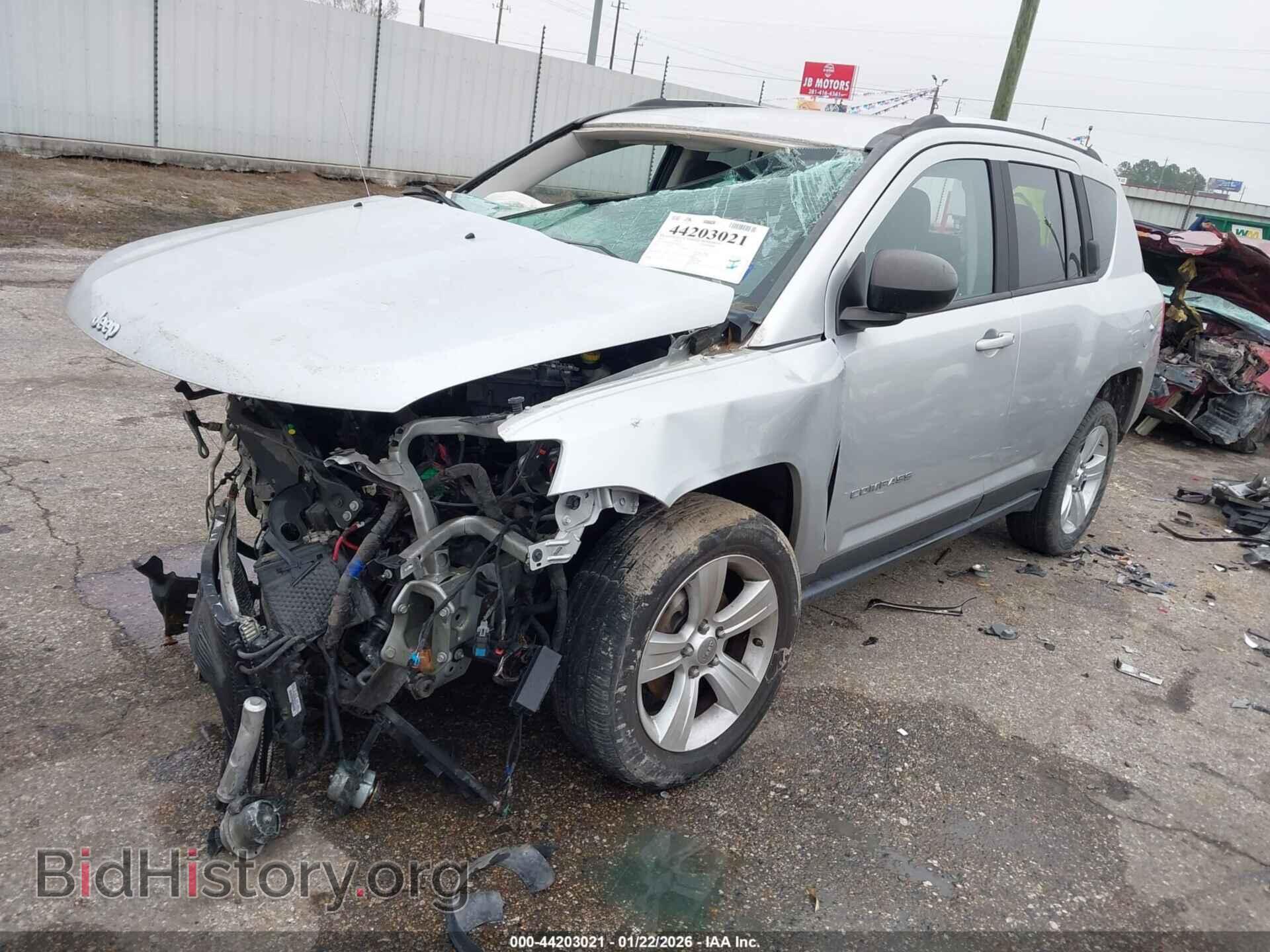 2012 JEEP COMPASS - VIN: 1C4NJCBAXCD606123 - Фото 2