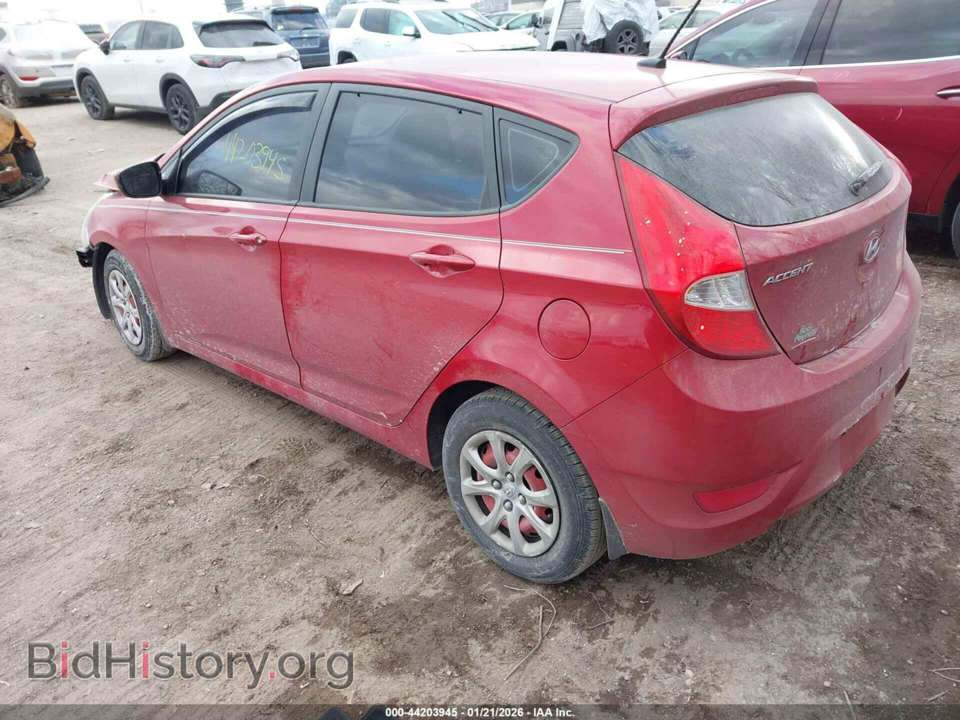 2013 HYUNDAI ACCENT - VIN: KMHCT5AE3DU089567 - Фото 3