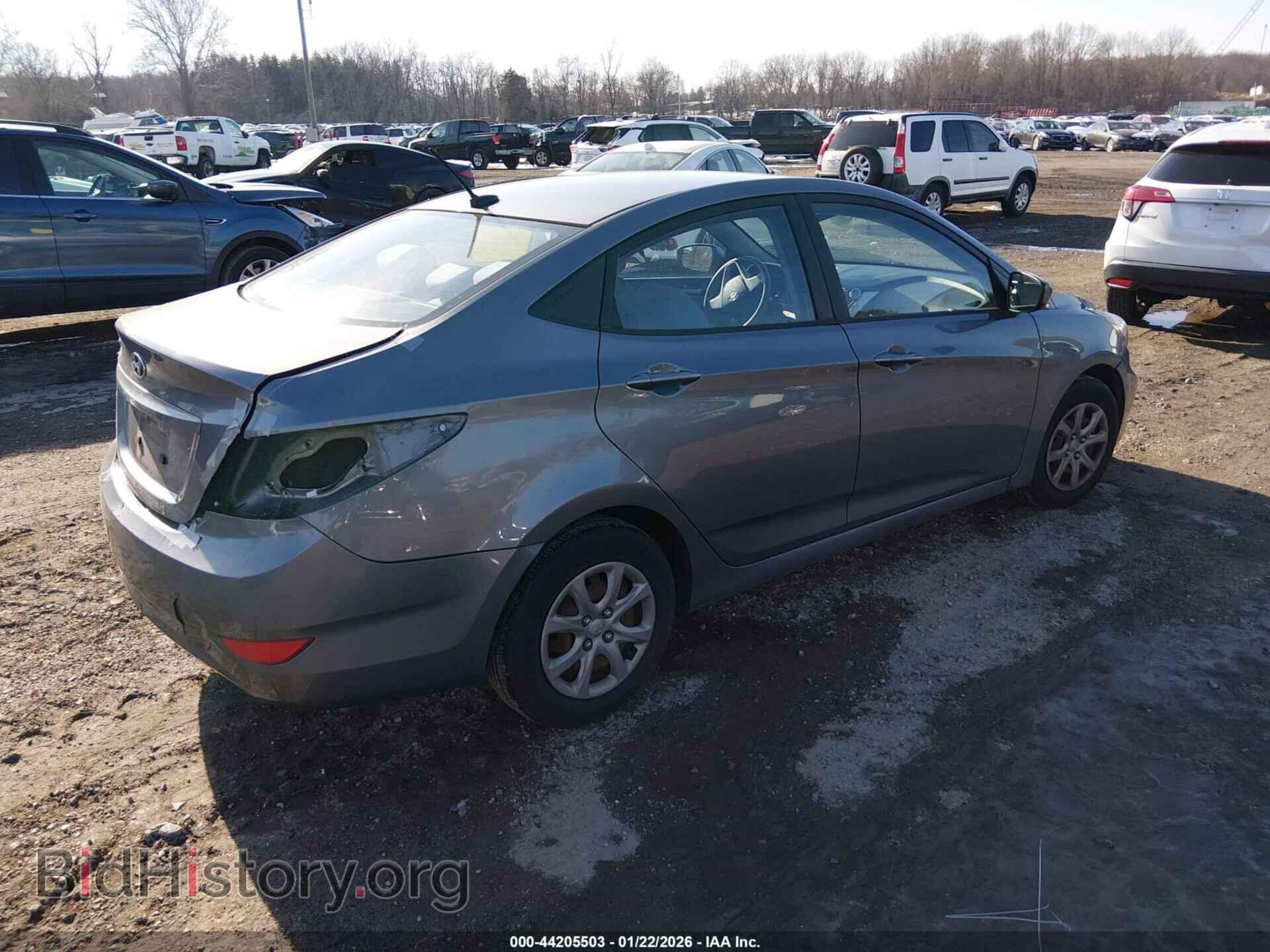 2014 HYUNDAI ACCENT - VIN: KMHCT4AE0EU613219 - Фото 4