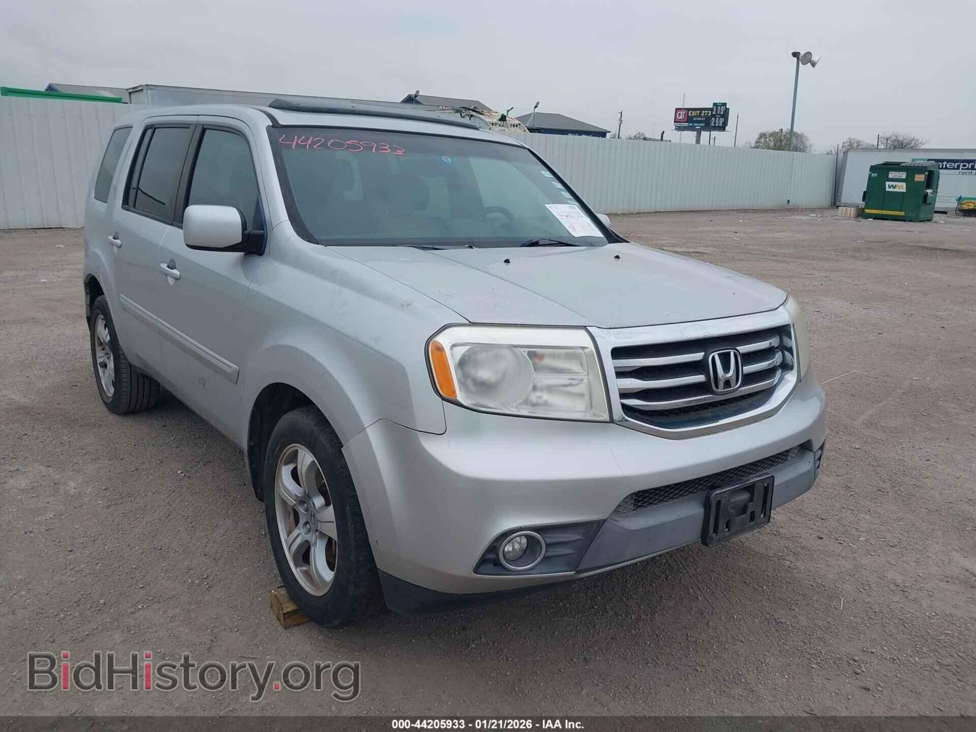 Photo 5FNYF3H55CB027882 - HONDA PILOT 2012