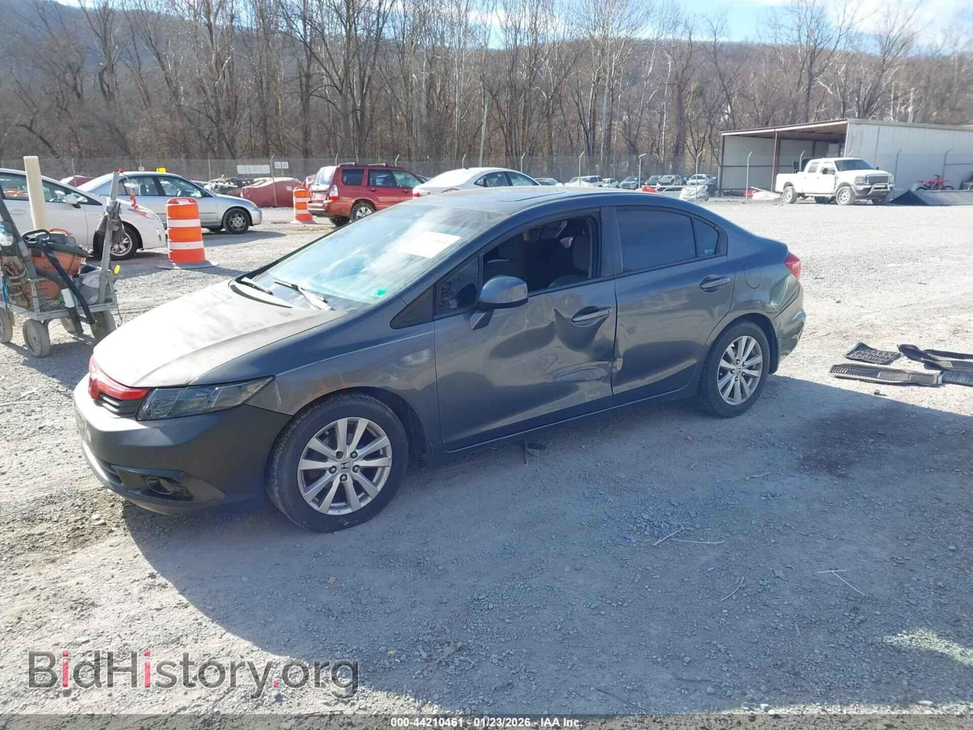 2012 HONDA CIVIC - VIN: 2HGFB2F84CH522077 - Фото 2