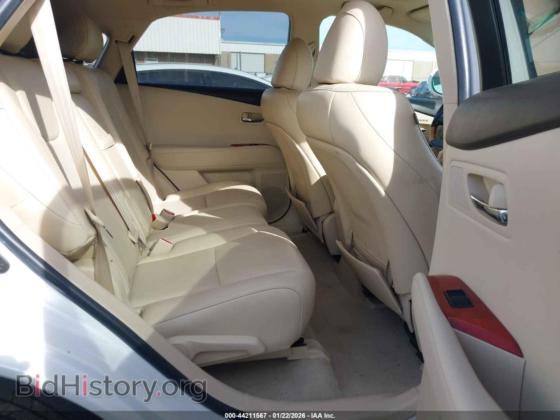 2011 LEXUS RX 350 - VIN: 2T2BK1BA5BC081550 - Фото 8