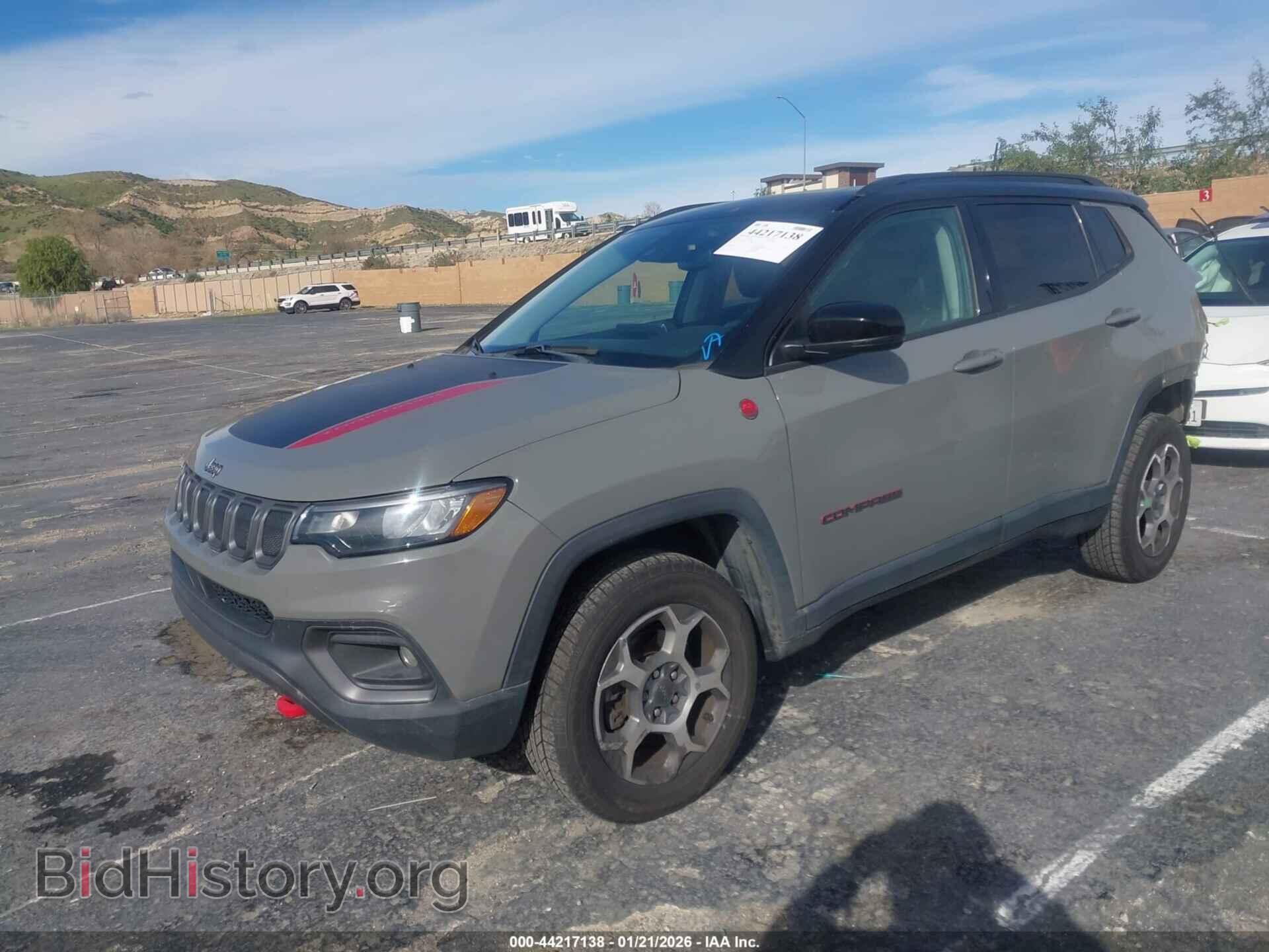 2022 JEEP COMPASS - VIN: 3C4NJDDB9NT165464 - Фото 2