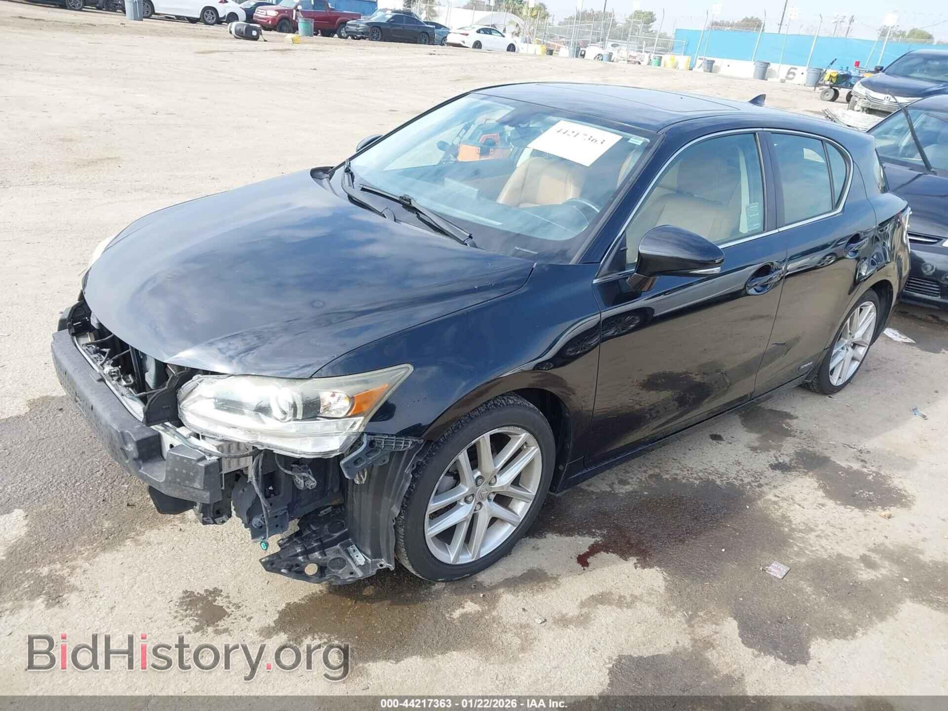 2014 LEXUS CT 200H - VIN: JTHKD5BH3E2207103 - Фото 2