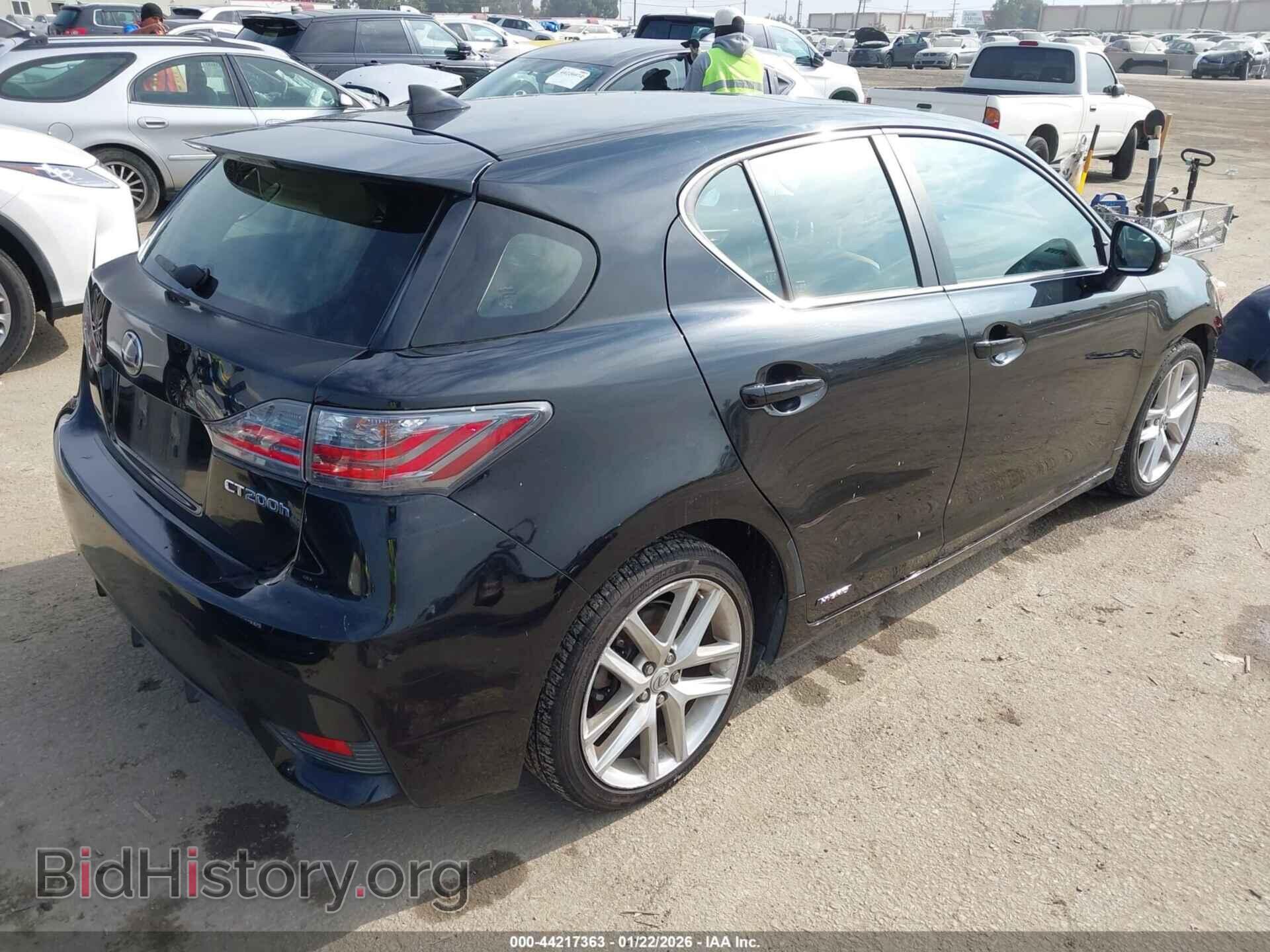2014 LEXUS CT 200H - VIN: JTHKD5BH3E2207103 - Фото 4