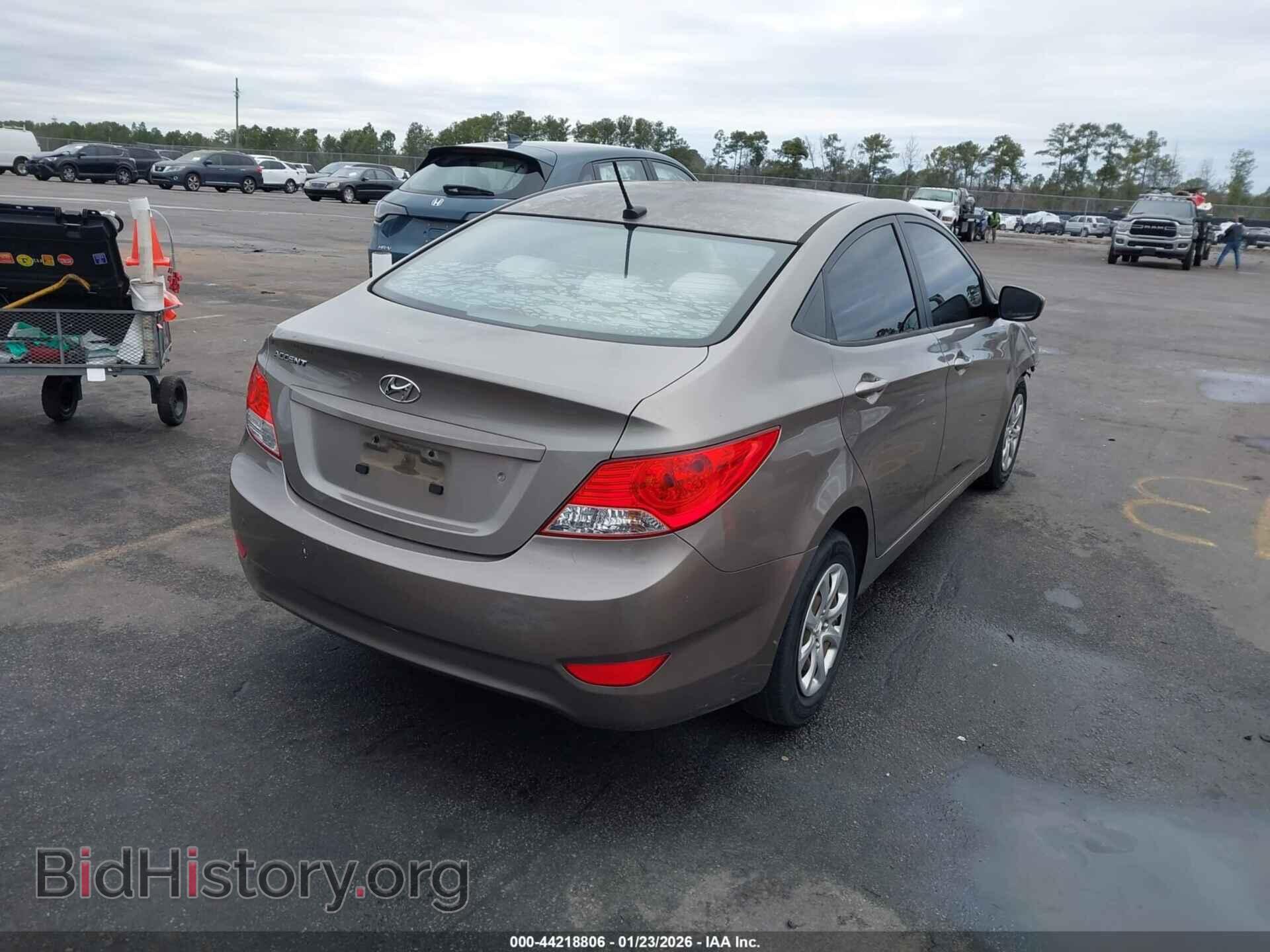 2013 HYUNDAI ACCENT - VIN: KMHCT4AE4DU535753 - Фото 4