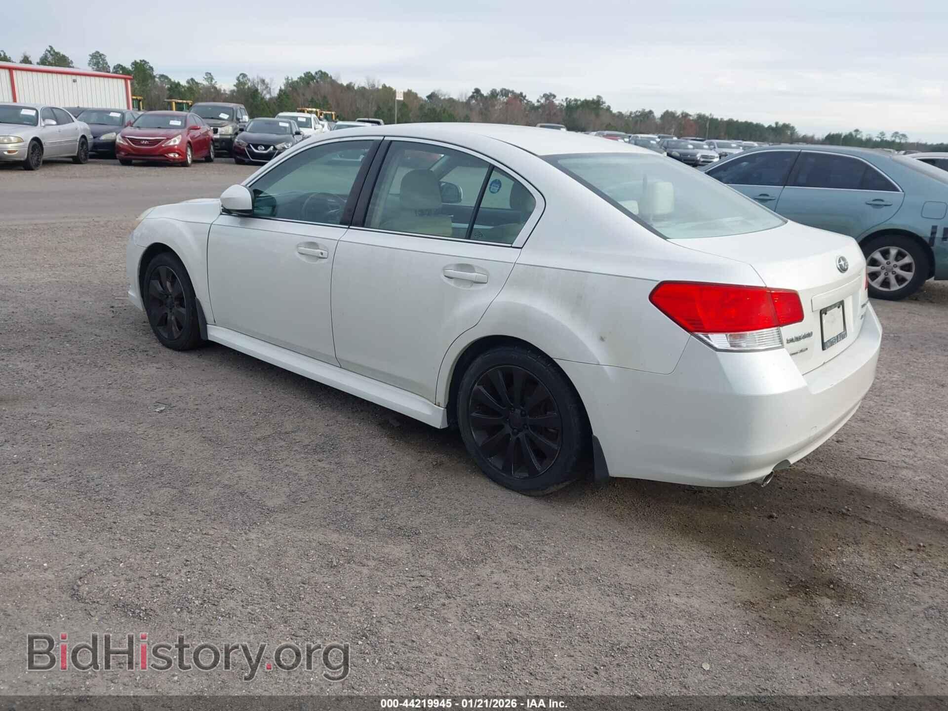 2012 SUBARU LEGACY - VIN: 4S3BMDA67C2009357 - Фото 3