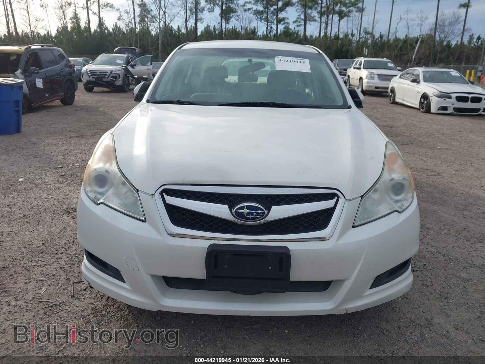 2012 SUBARU LEGACY - VIN: 4S3BMDA67C2009357 - Фото 6