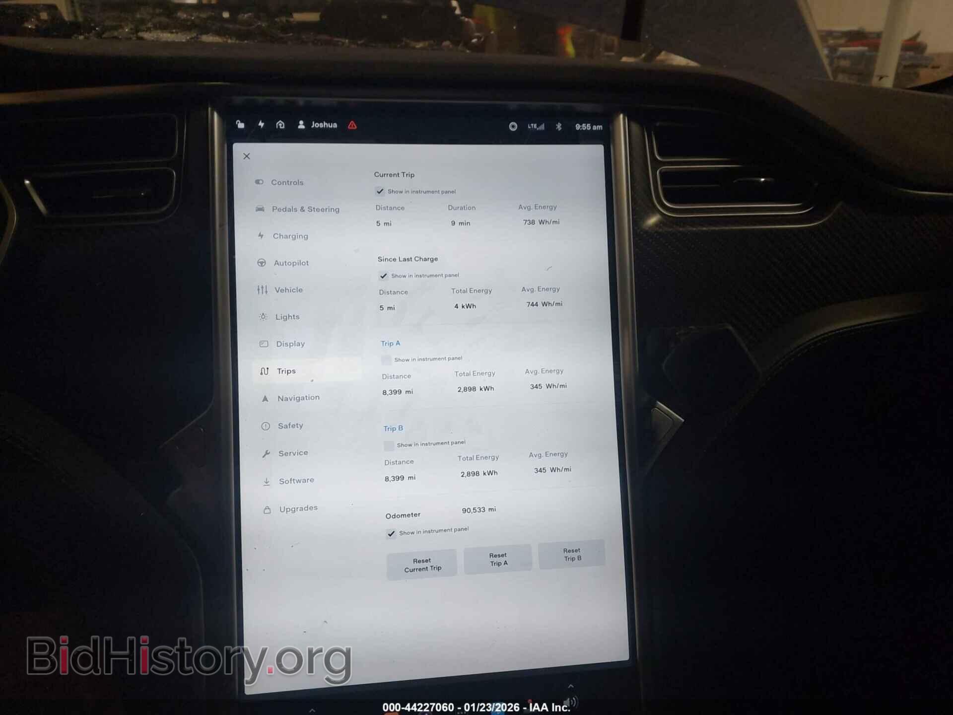 2017 TESLA MODEL S - VIN: 5YJSA1E27HF192777 - Фото 7
