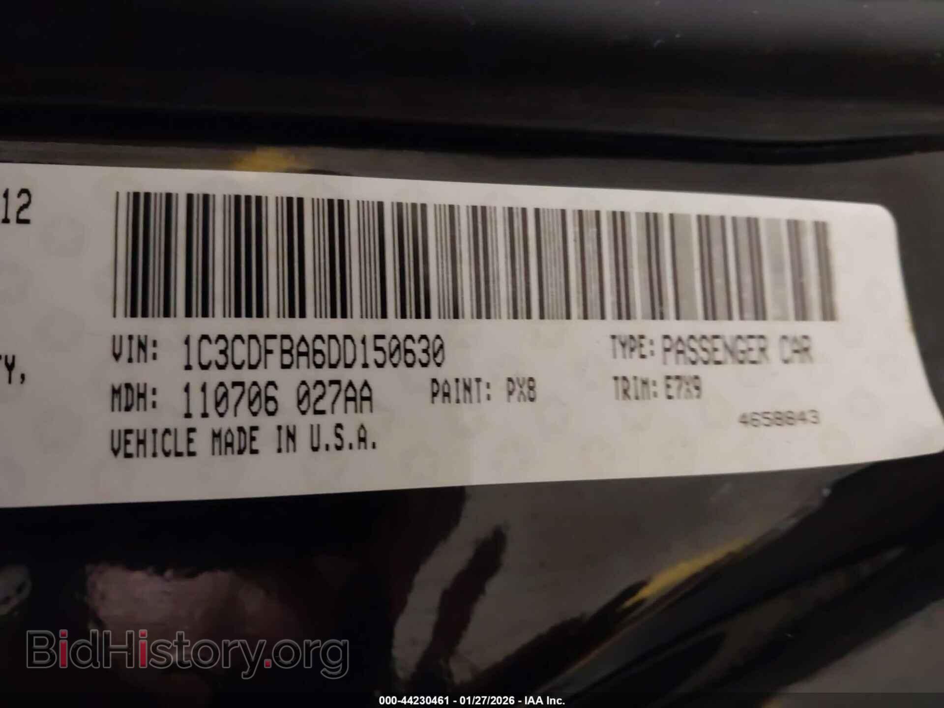 2013 DODGE DART - VIN: 1C3CDFBA6DD150630 - Фото 9