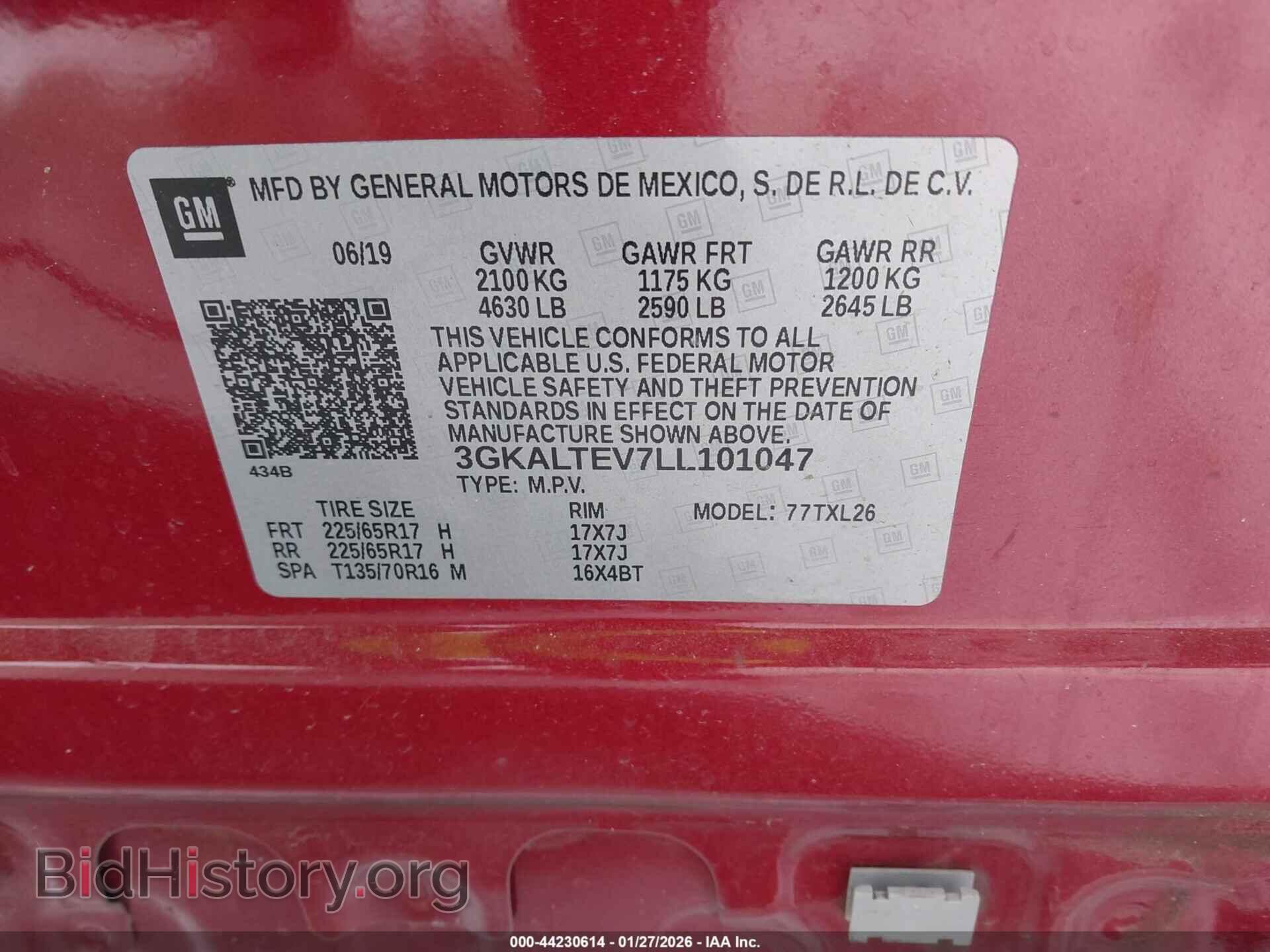 2020 GMC TERRAIN - VIN: 3GKALTEV7LL101047 - Фото 9