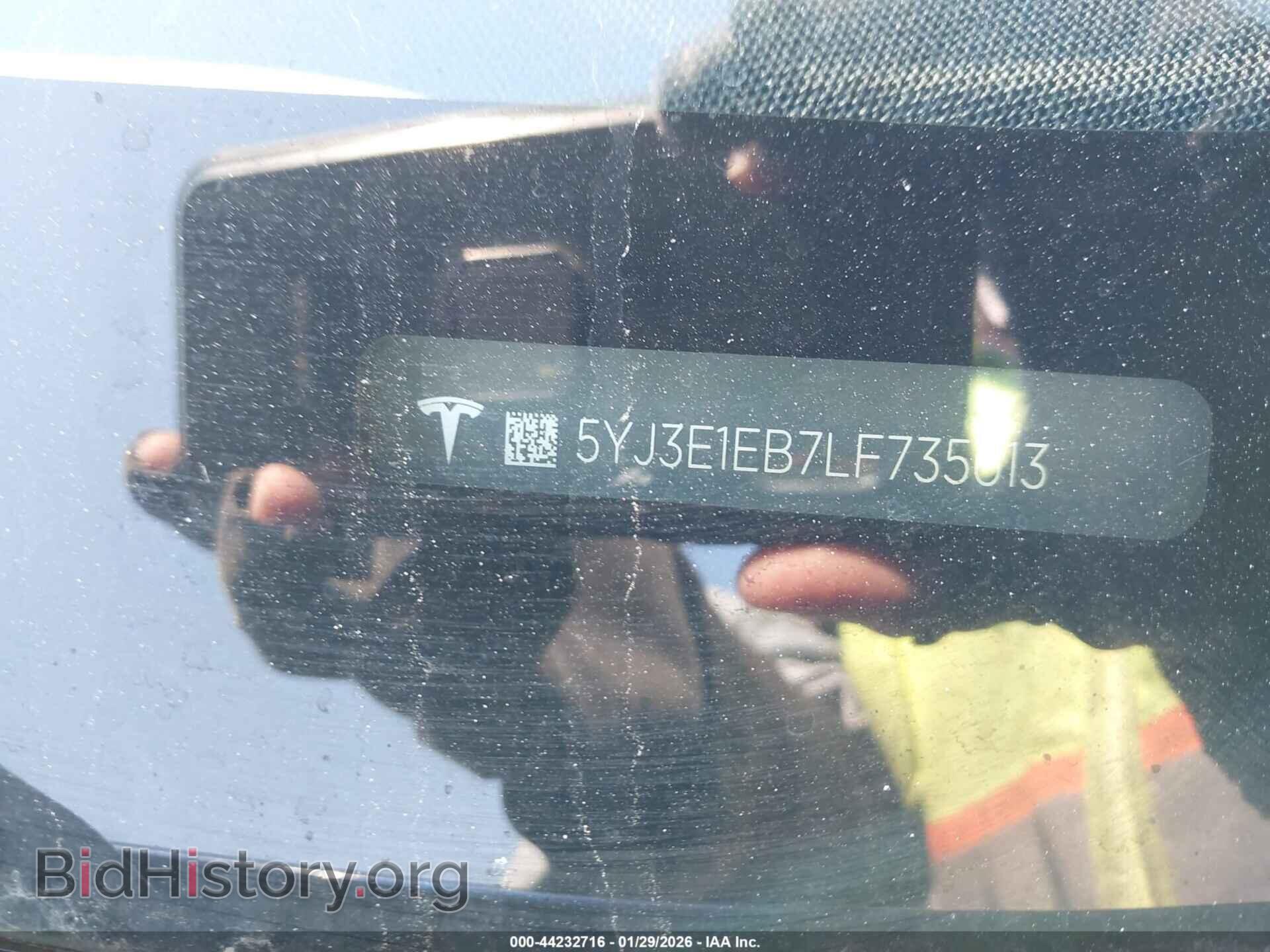 2020 TESLA MODEL 3 - VIN: 5YJ3E1EB7LF735613 - Фото 9